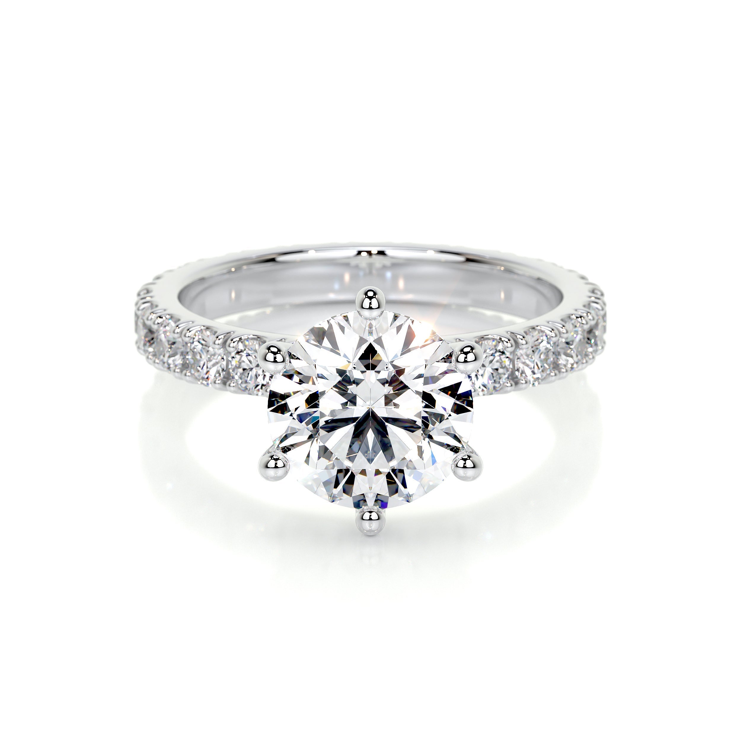 Jane Lab Grown Diamond Ring (2.25 Carat) -14K White Gold