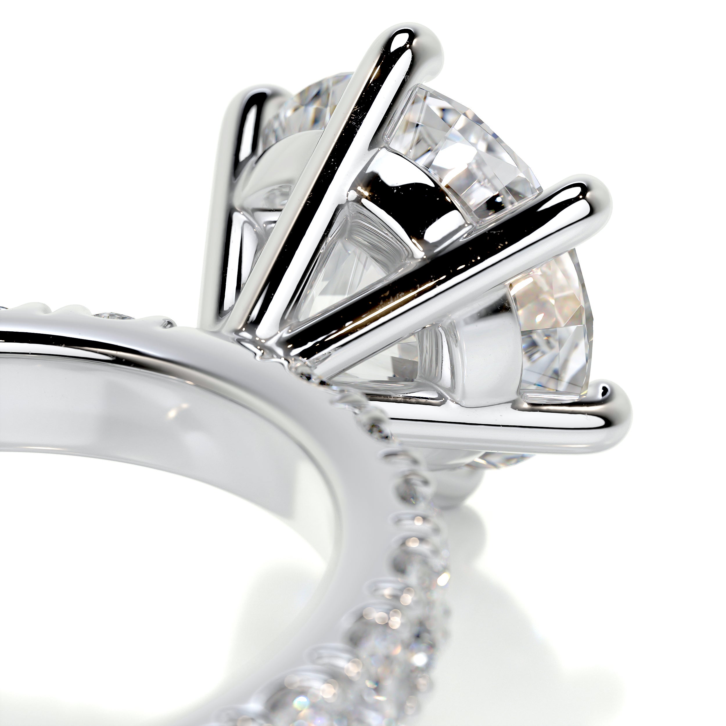 Jane Diamond Engagement Ring -14K White Gold