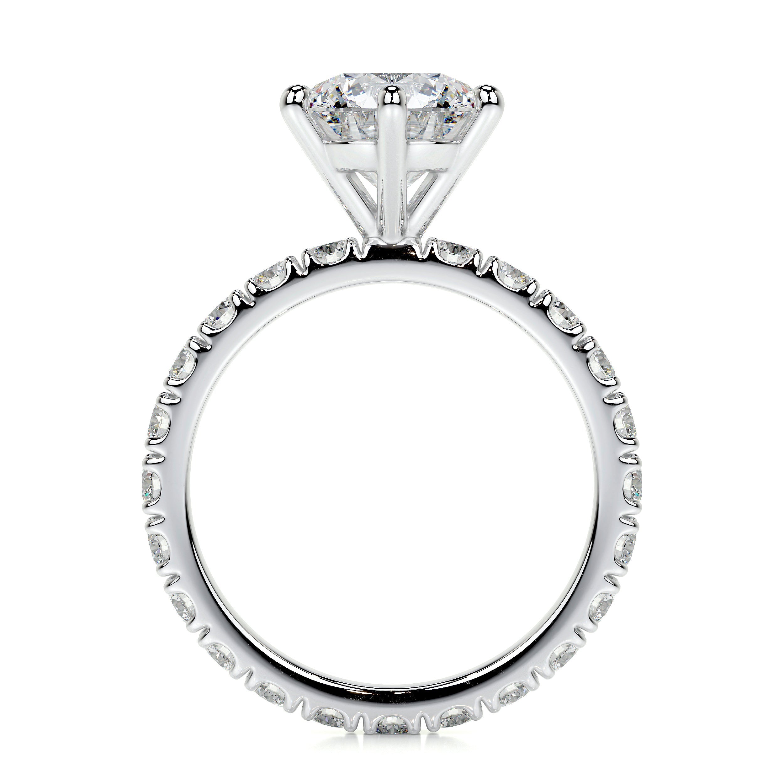 Jane Lab Grown Diamond Ring (2.25 Carat) -14K White Gold