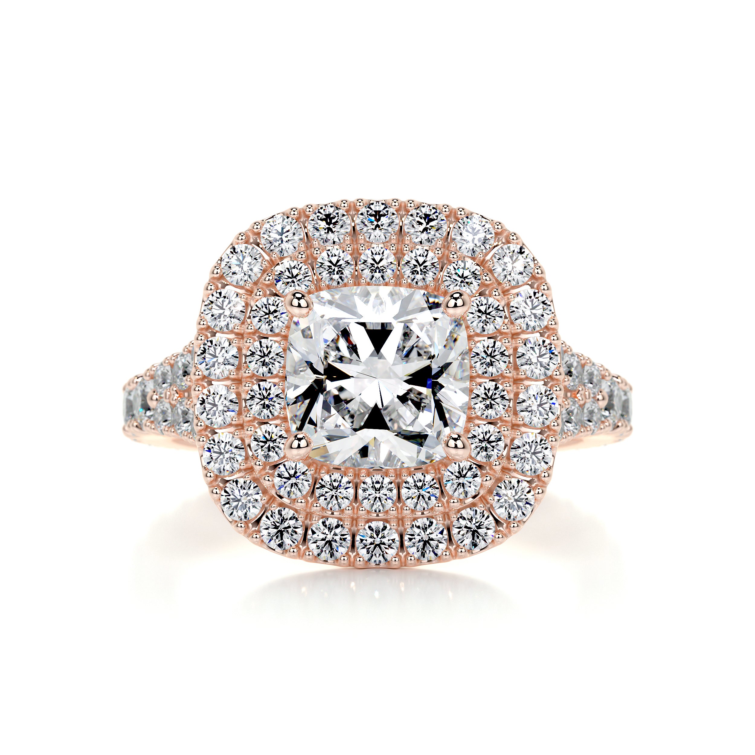 Tina Diamond Engagement Ring -14K Rose Gold