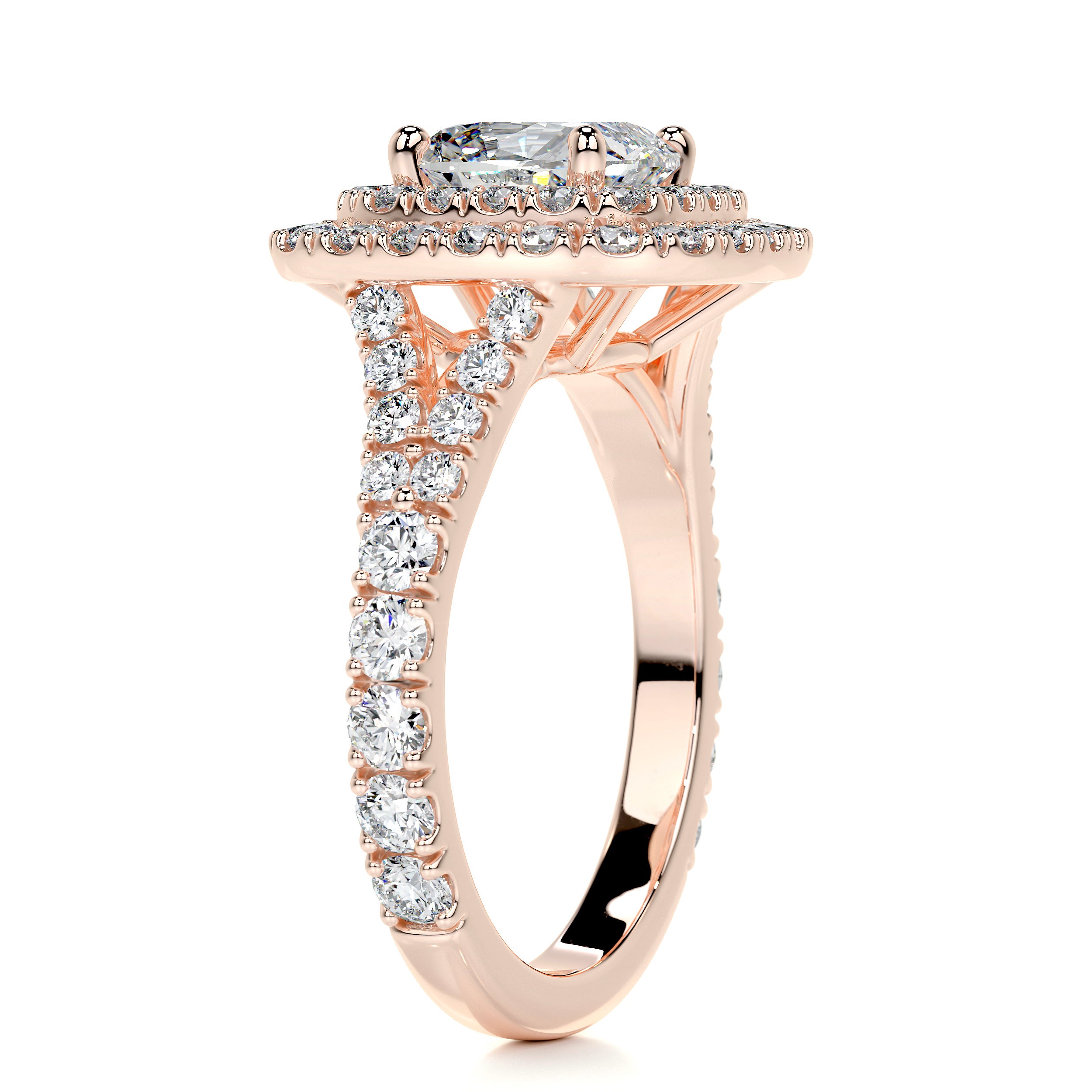 Tina Diamond Engagement Ring -14K Rose Gold