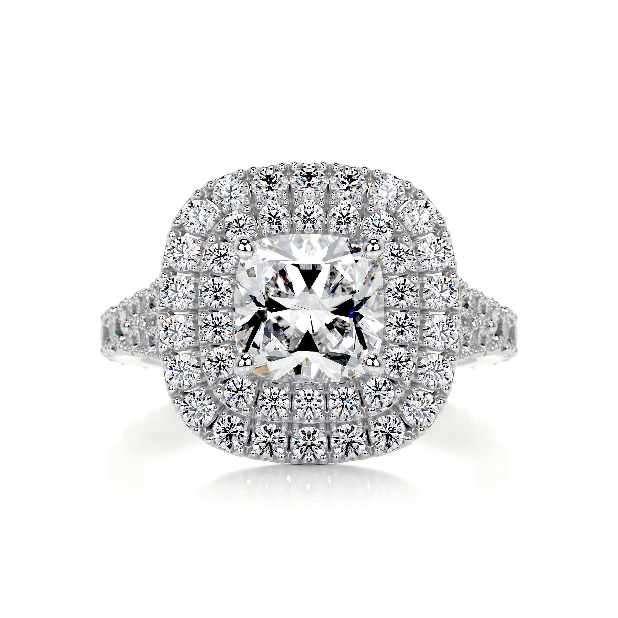 Tina Diamond Engagement Ring -14K White Gold