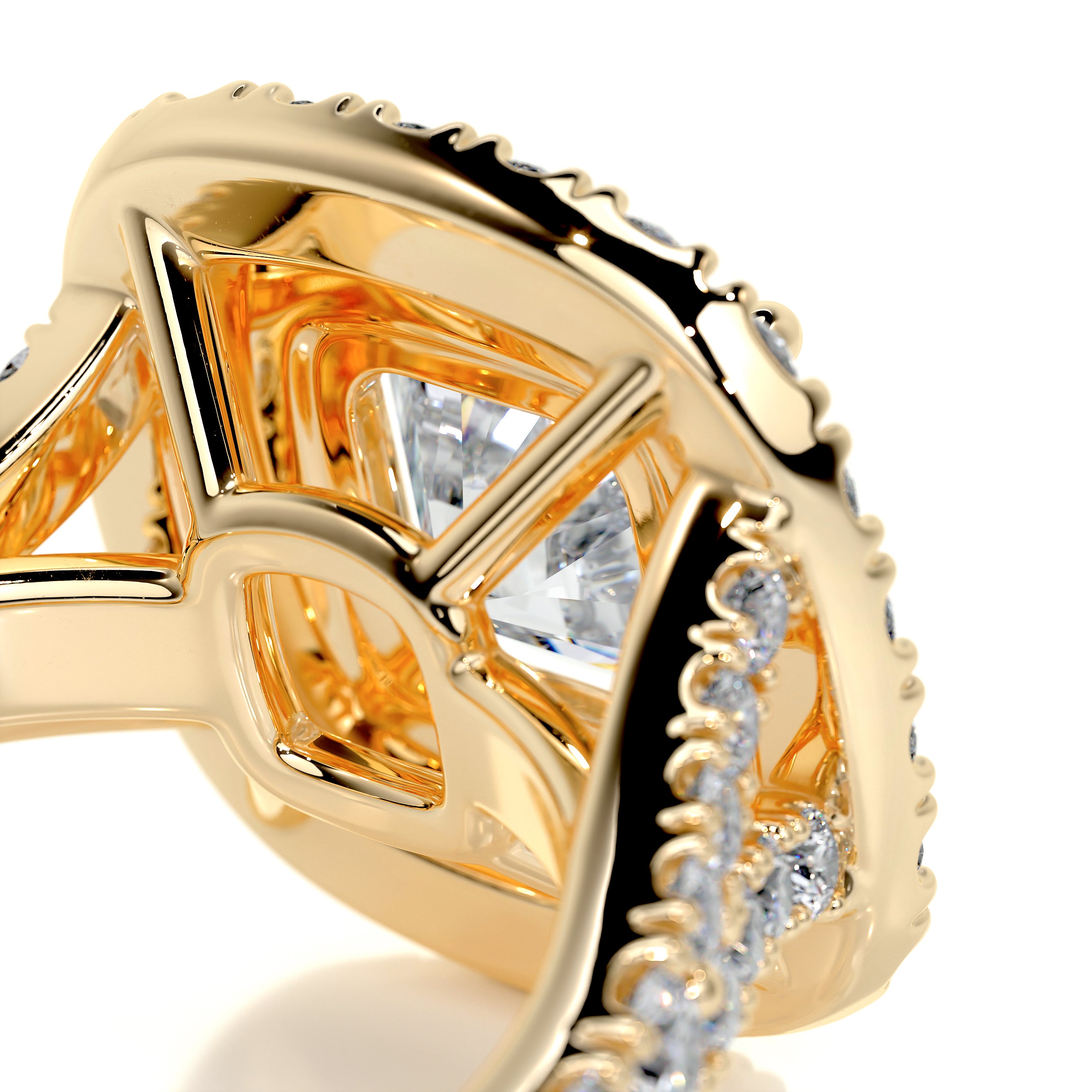 Tina Diamond Engagement Ring (2.5 Carat) -18K Yellow Gold