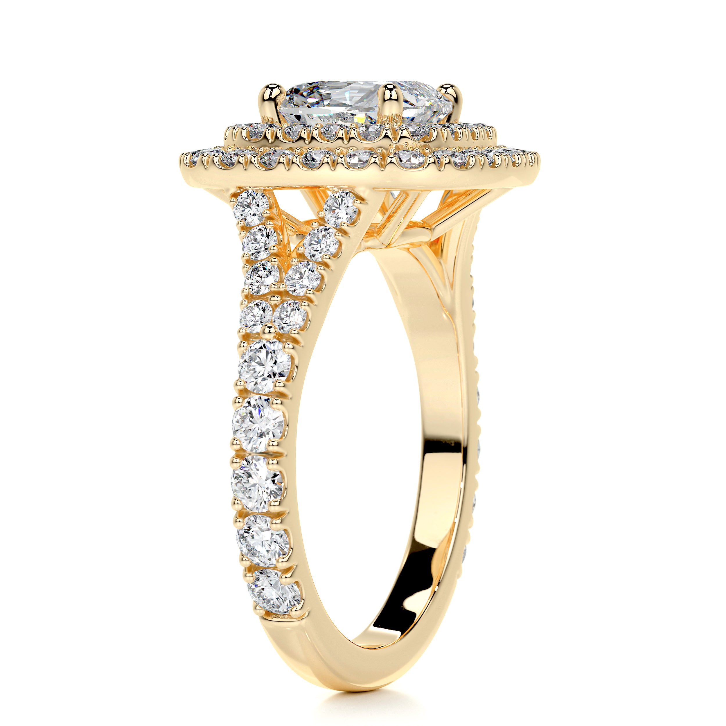 Tina Diamond Engagement Ring (2.5 Carat) -18K Yellow Gold