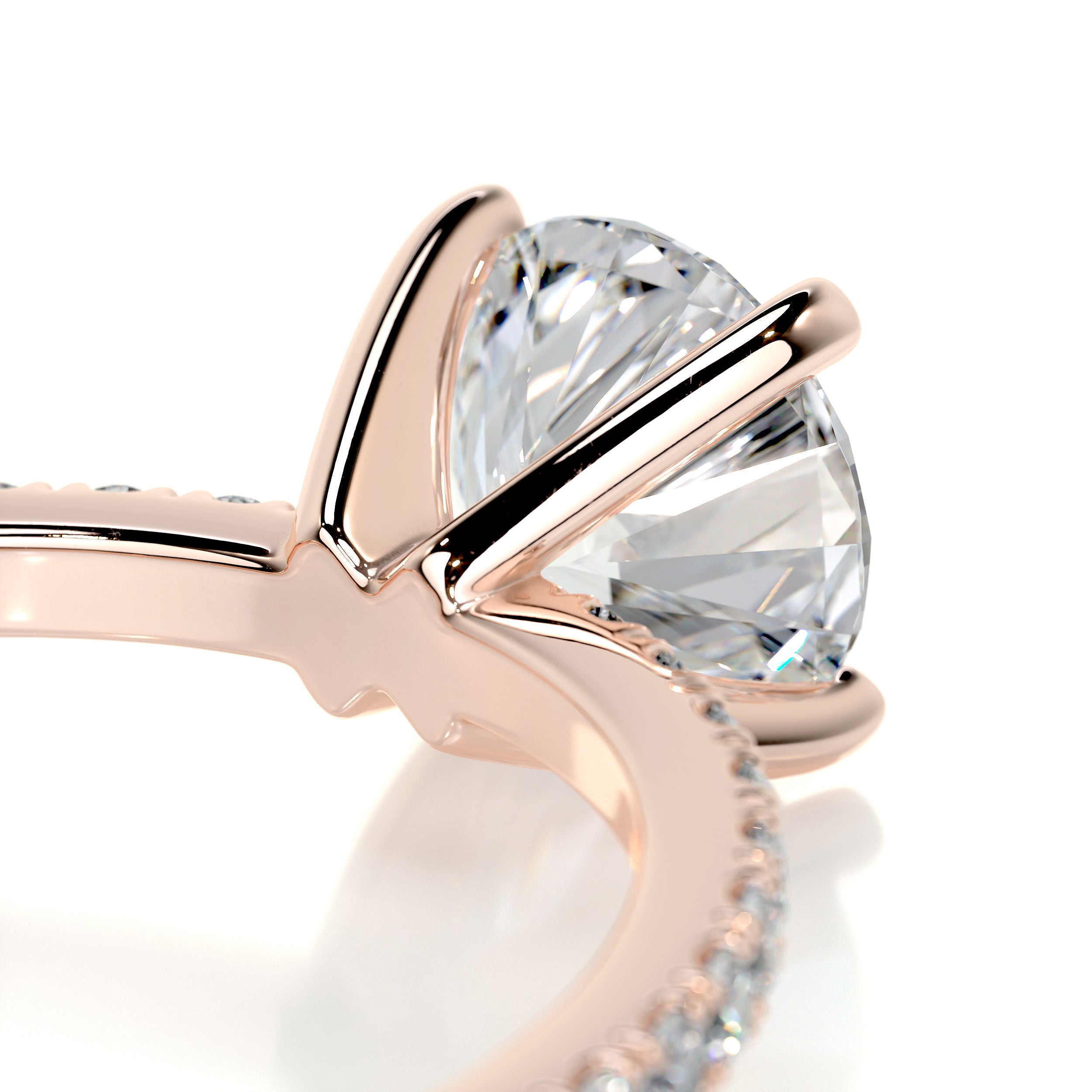 Stephanie Diamond Engagement Ring -14K Rose Gold