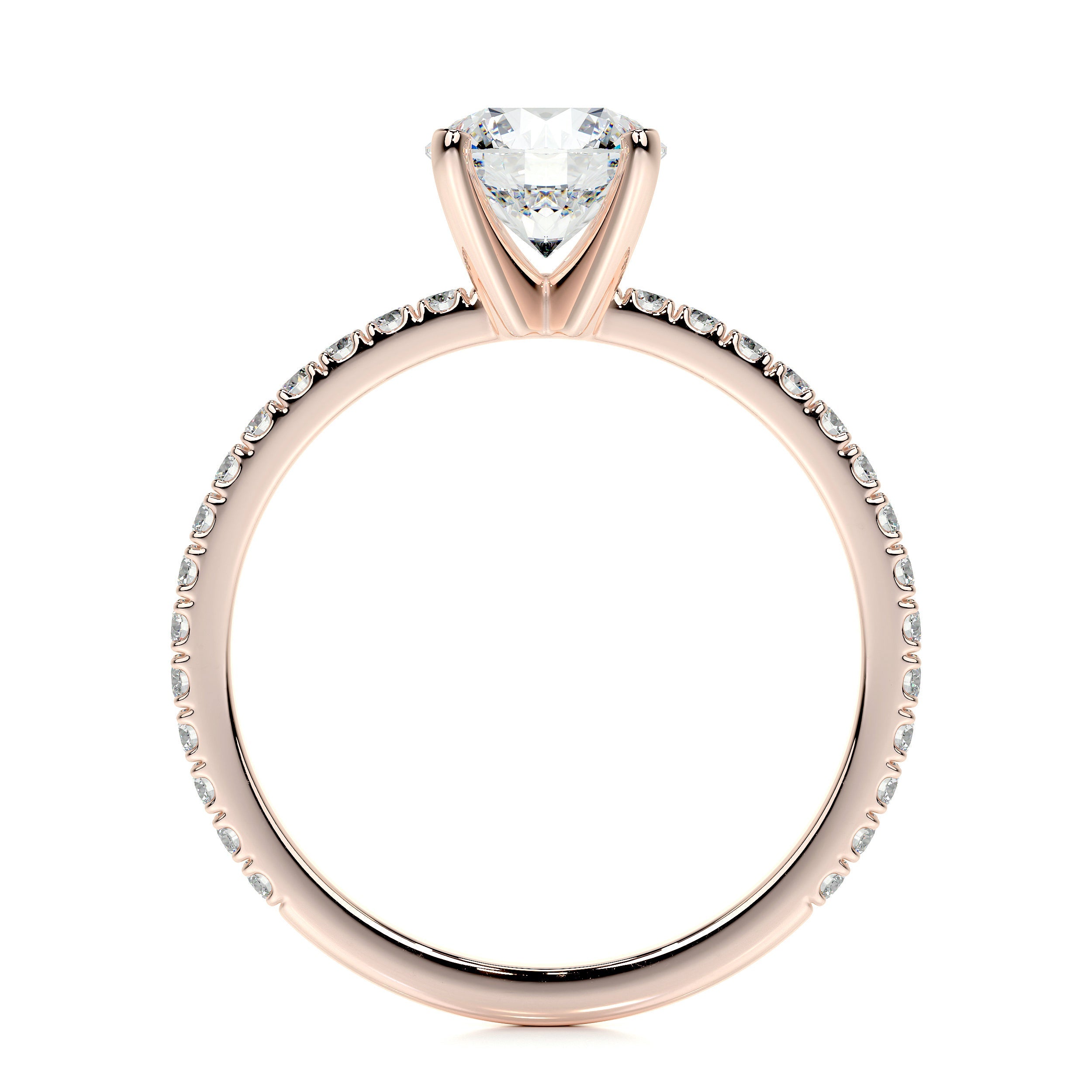 Stephanie Lab Grown Diamond Ring -14K Rose Gold