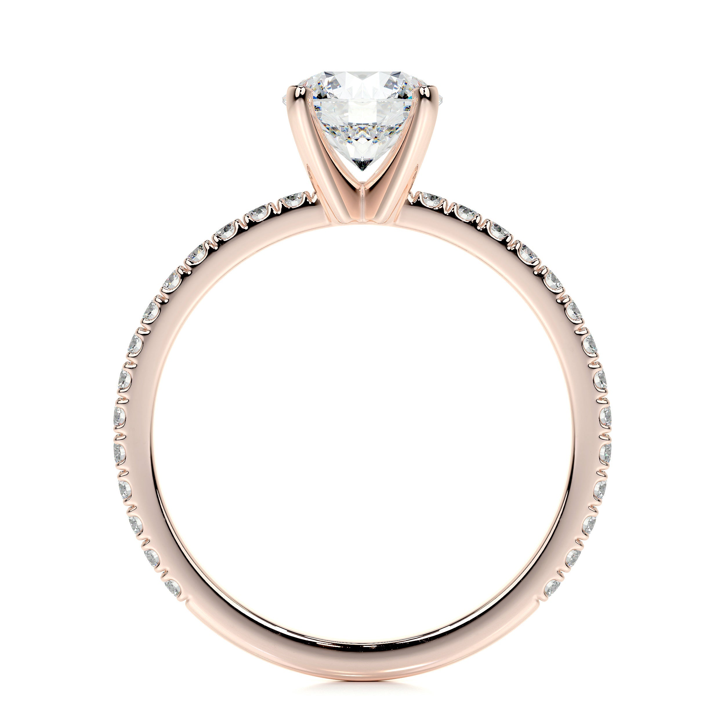 Stephanie Lab Grown Diamond Ring -14K Rose Gold