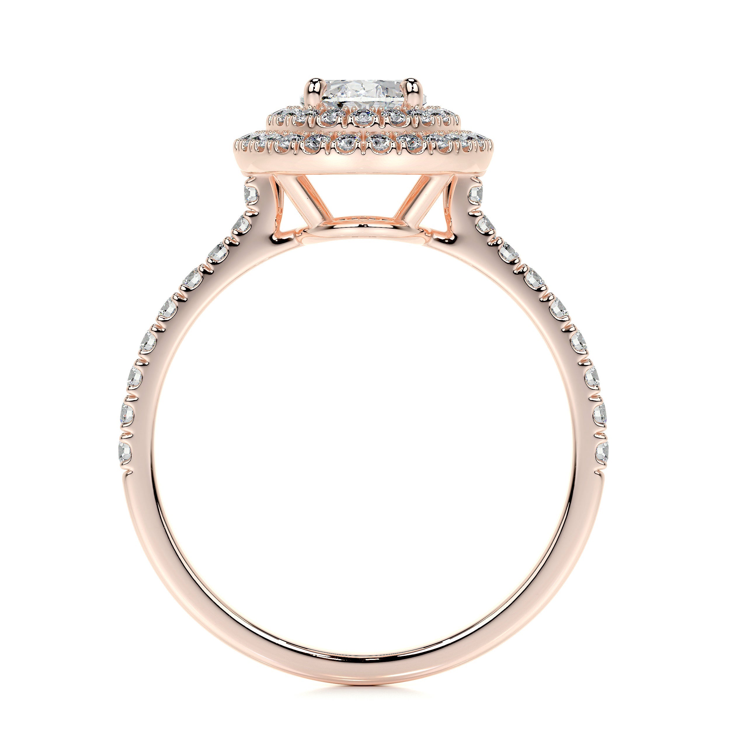 Nora Lab Grown Diamond Ring (1.75 Carat) -14K Rose Gold