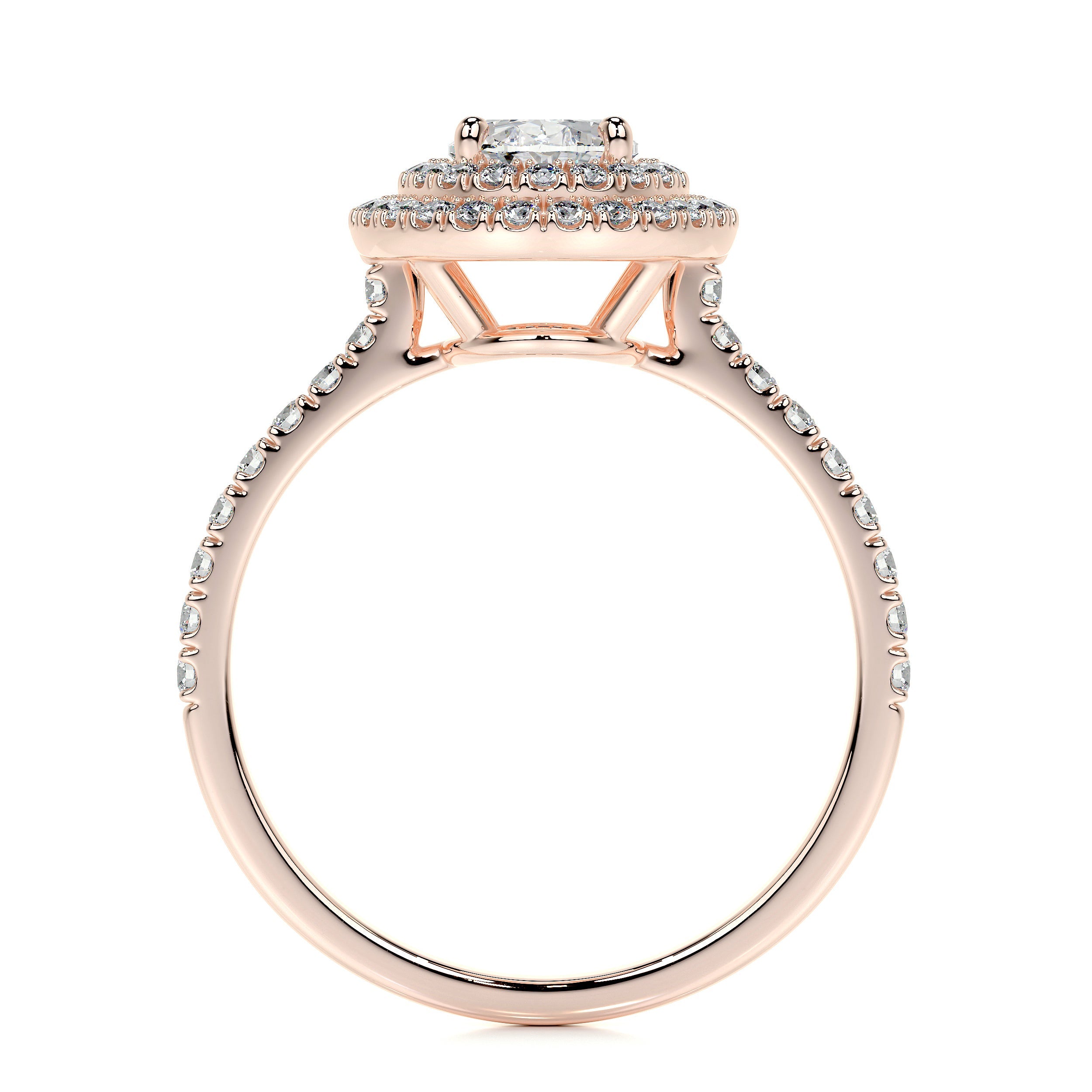 Nora Lab Grown Diamond Ring   (1.75 Carat) -14K Rose Gold