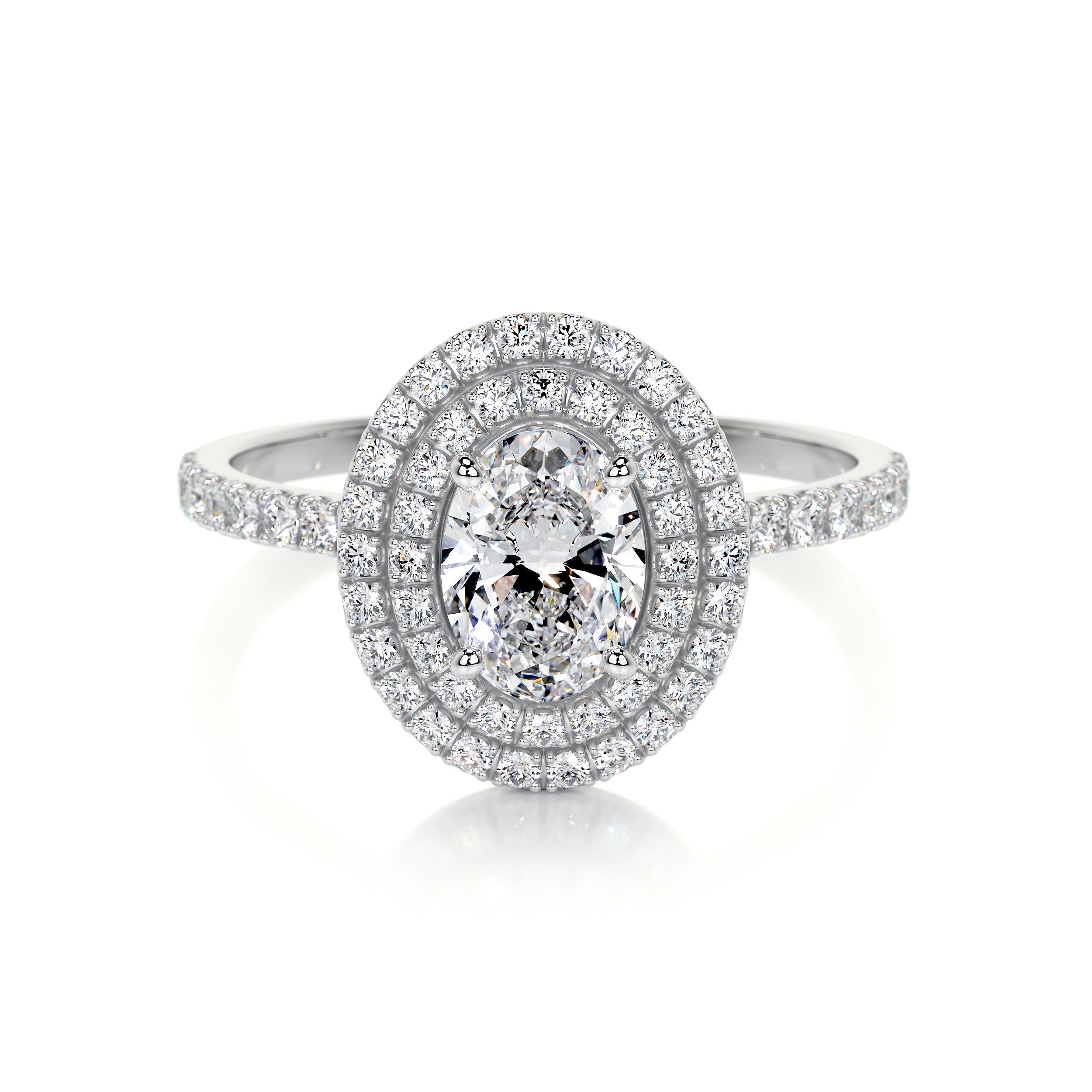 Nora Lab Grown Diamond Ring (1.75 Carat) -14K White Gold