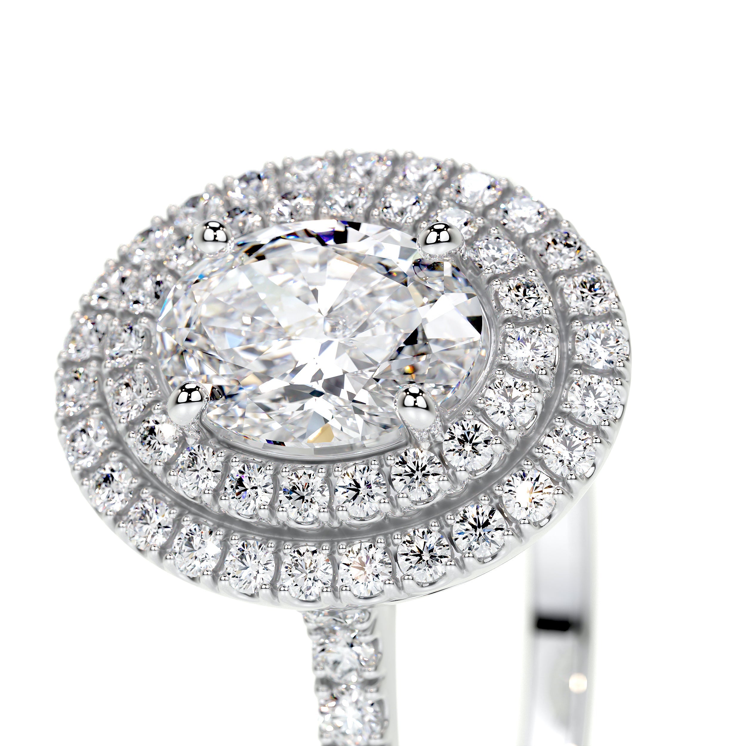 Nora Lab Grown Diamond Ring (1.75 Carat) -14K White Gold