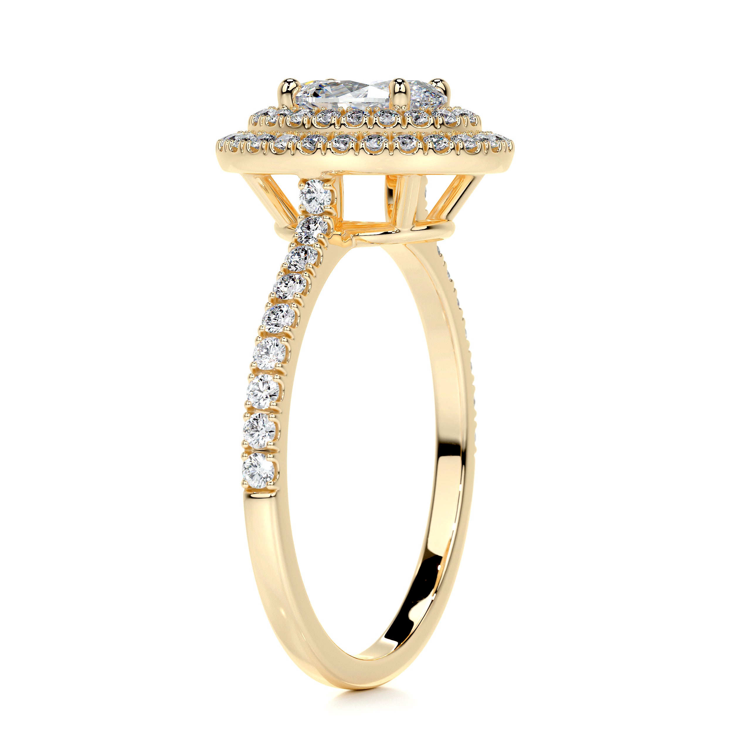 Nora Diamond Engagement Ring -18K Yellow Gold