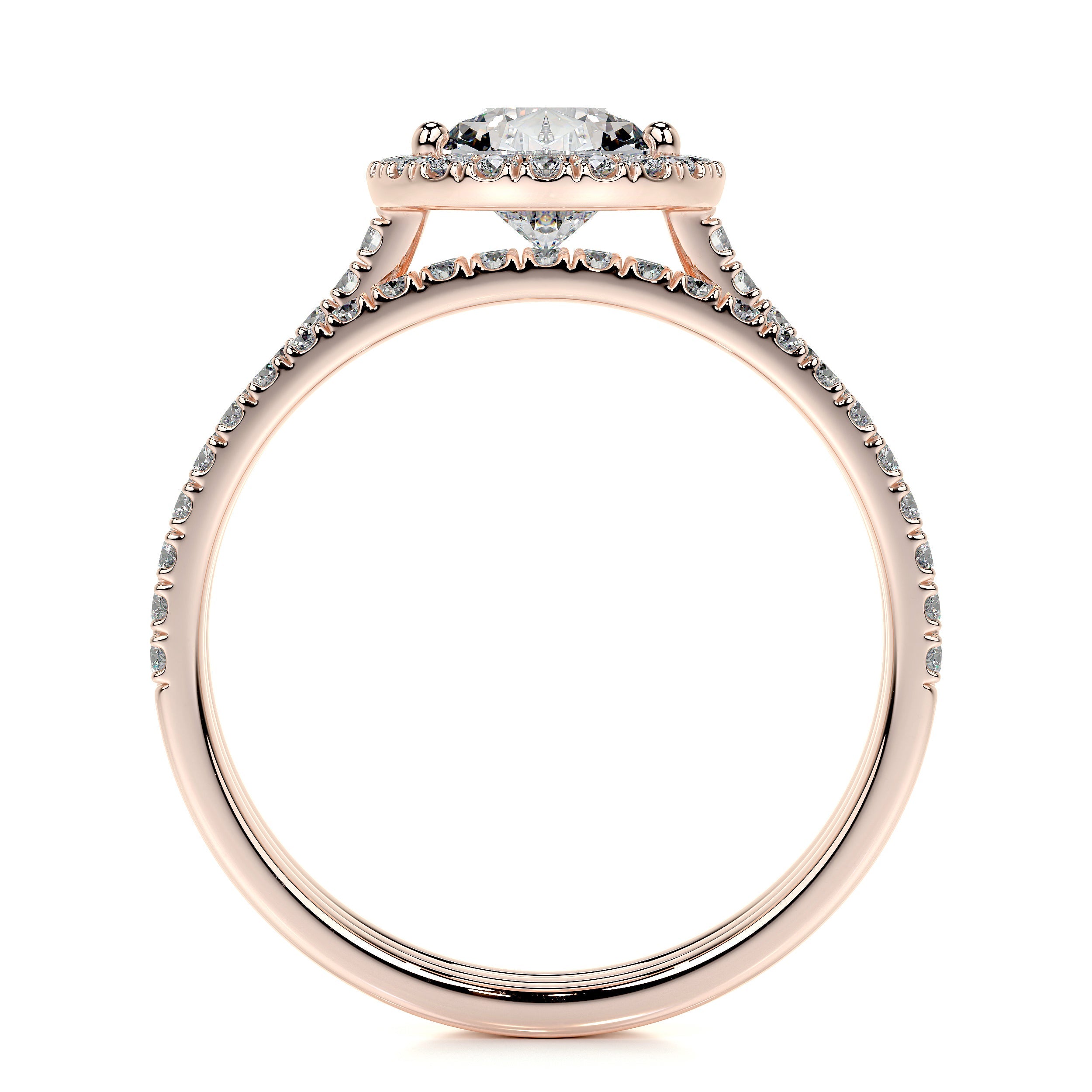 Sophia Lab Grown Diamond Bridal Set -14K Rose Gold