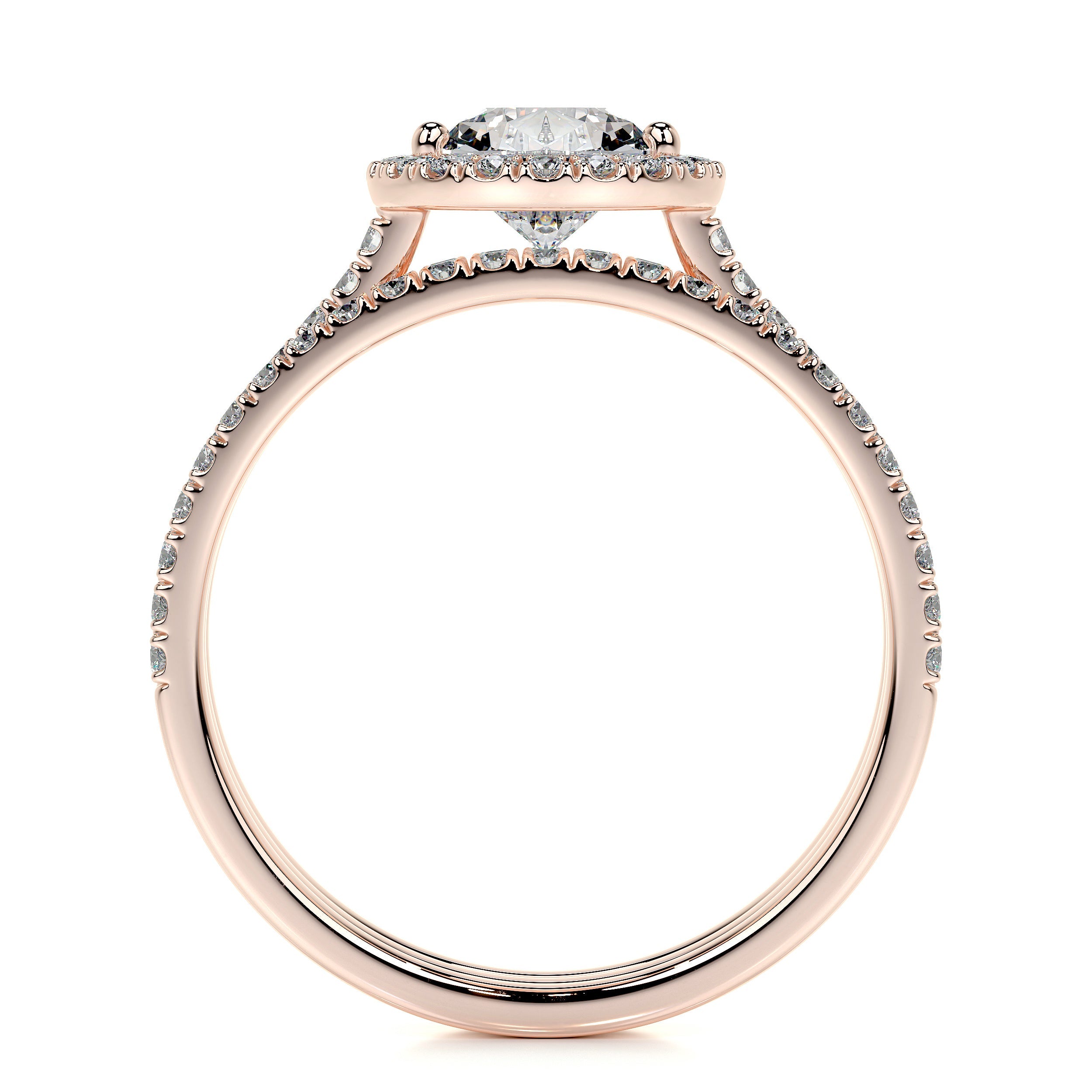 Sophia Lab Grown Diamond Bridal Set -14K Rose Gold