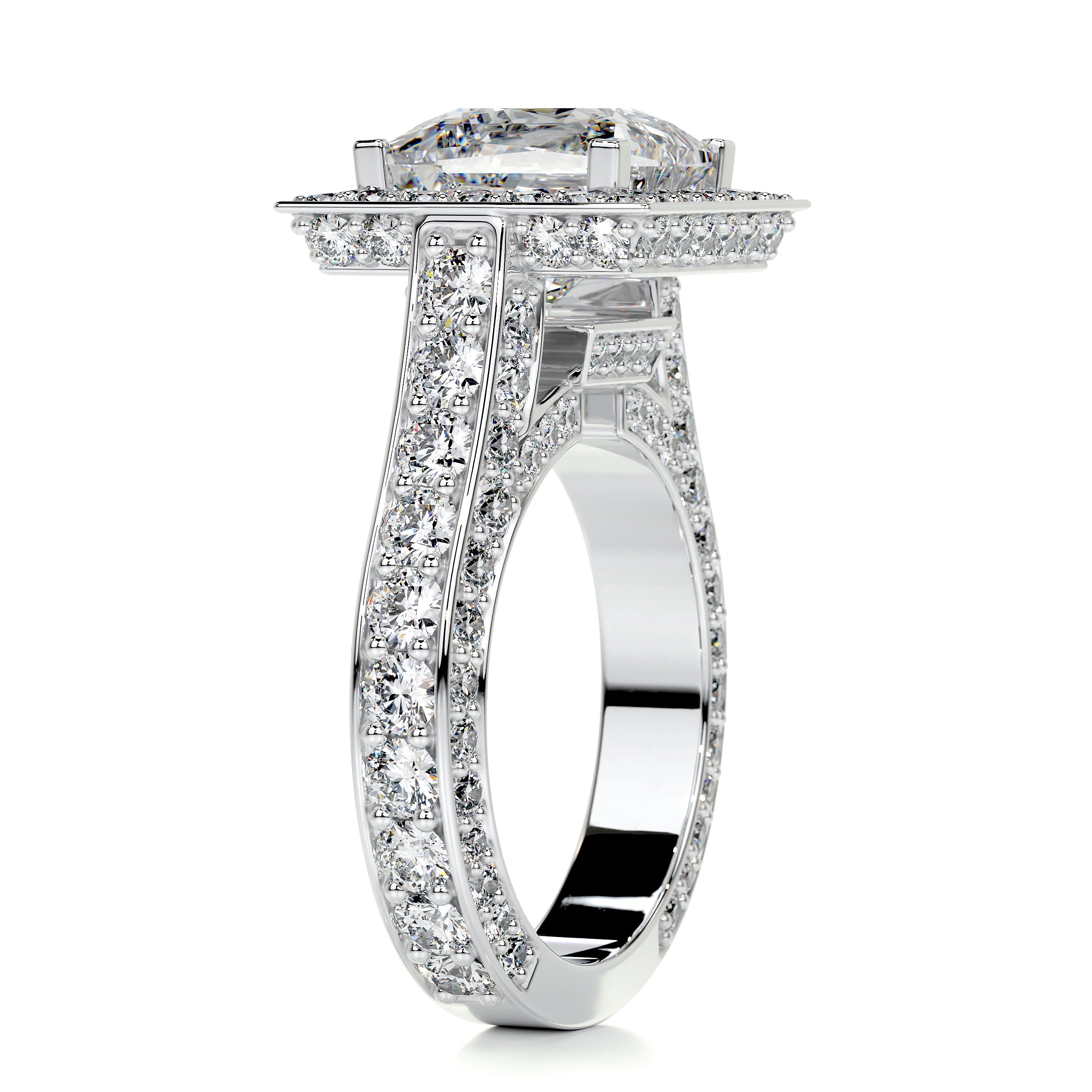 Freya Diamond Engagement Ring -18K White Gold