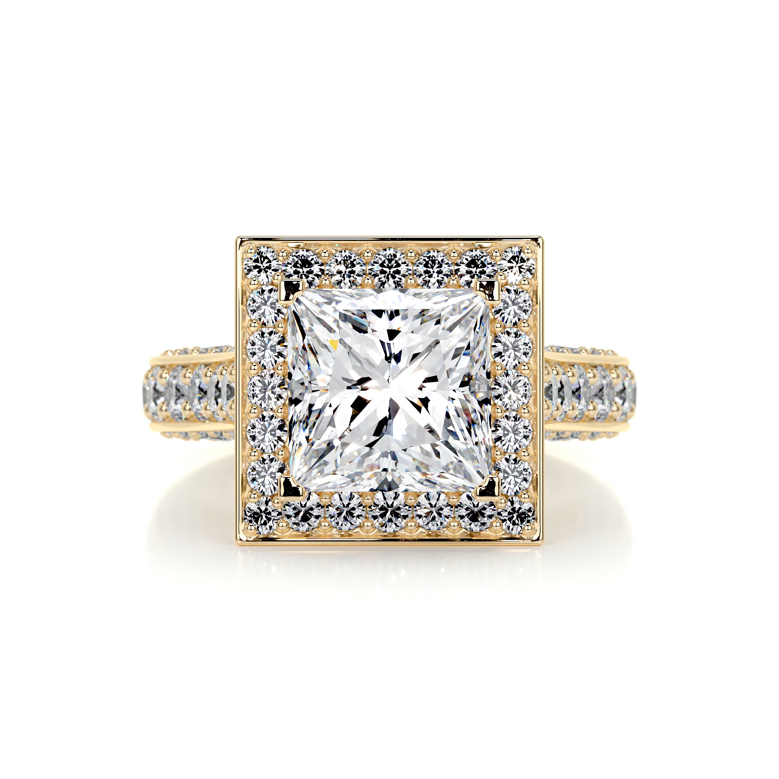 Freya Diamond Engagement Ring -18K Yellow Gold