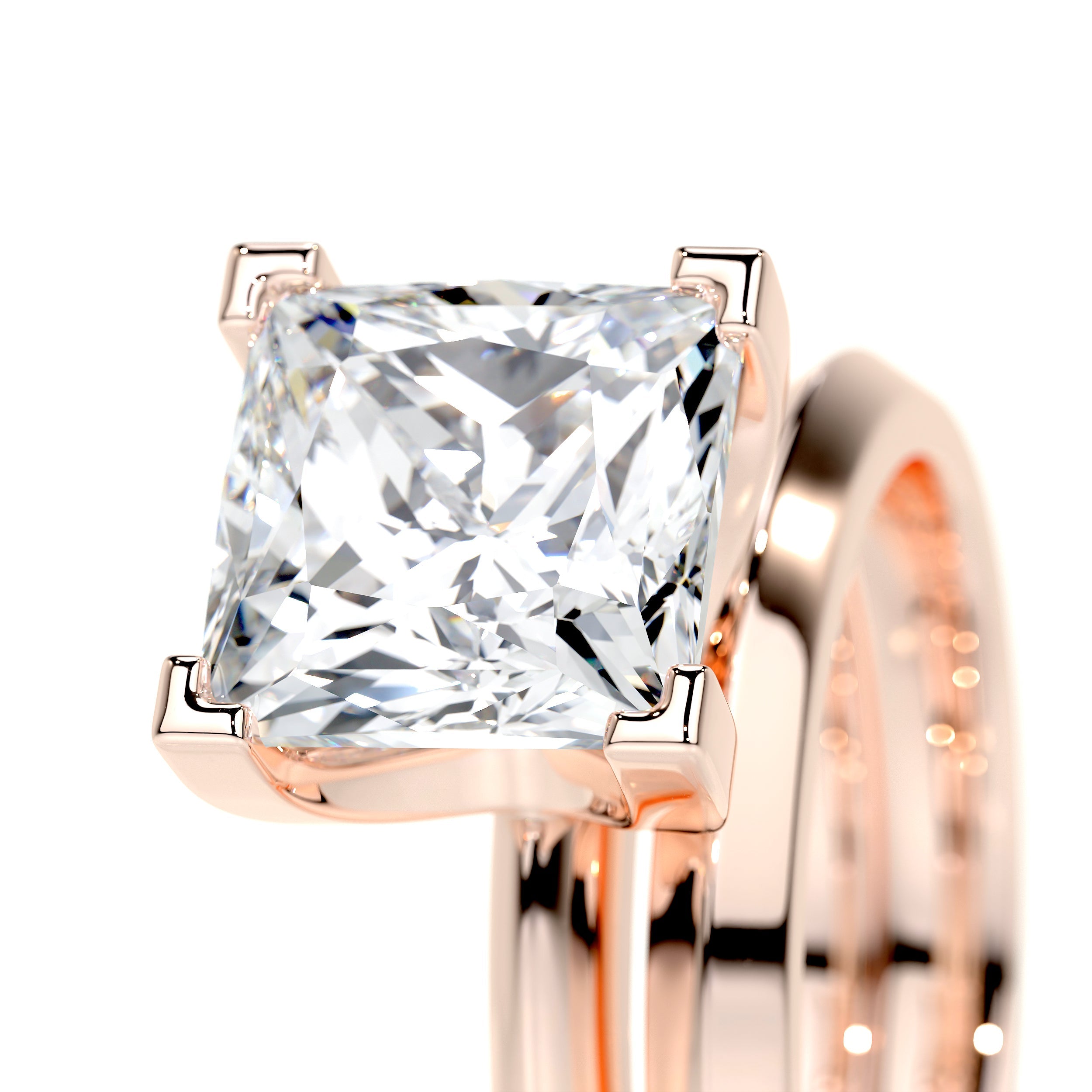 Carolina Lab Grown Diamond Bridal Set   (2 Carat) -14K Rose Gold
