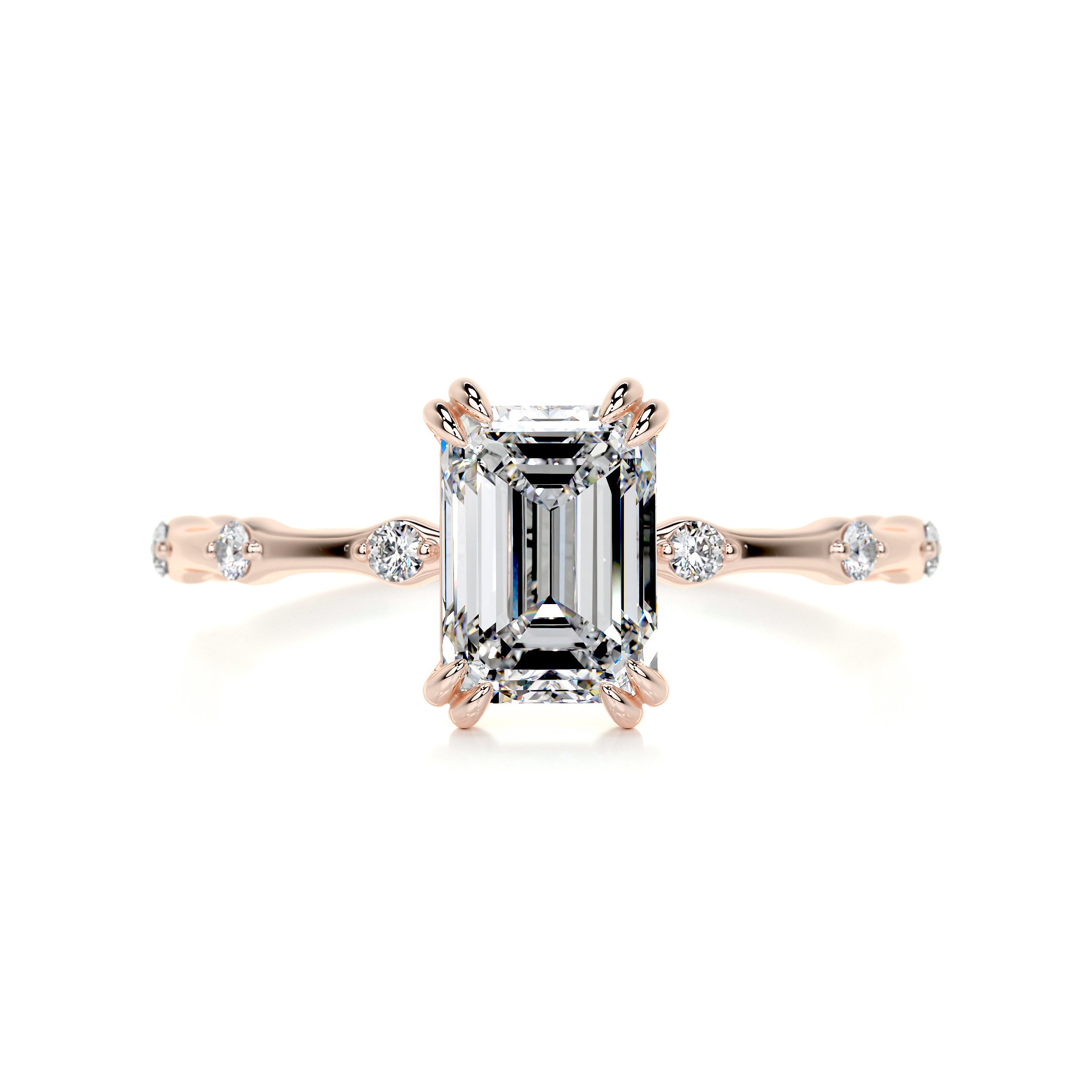 Wilma Diamond Engagement Ring -14K Rose Gold