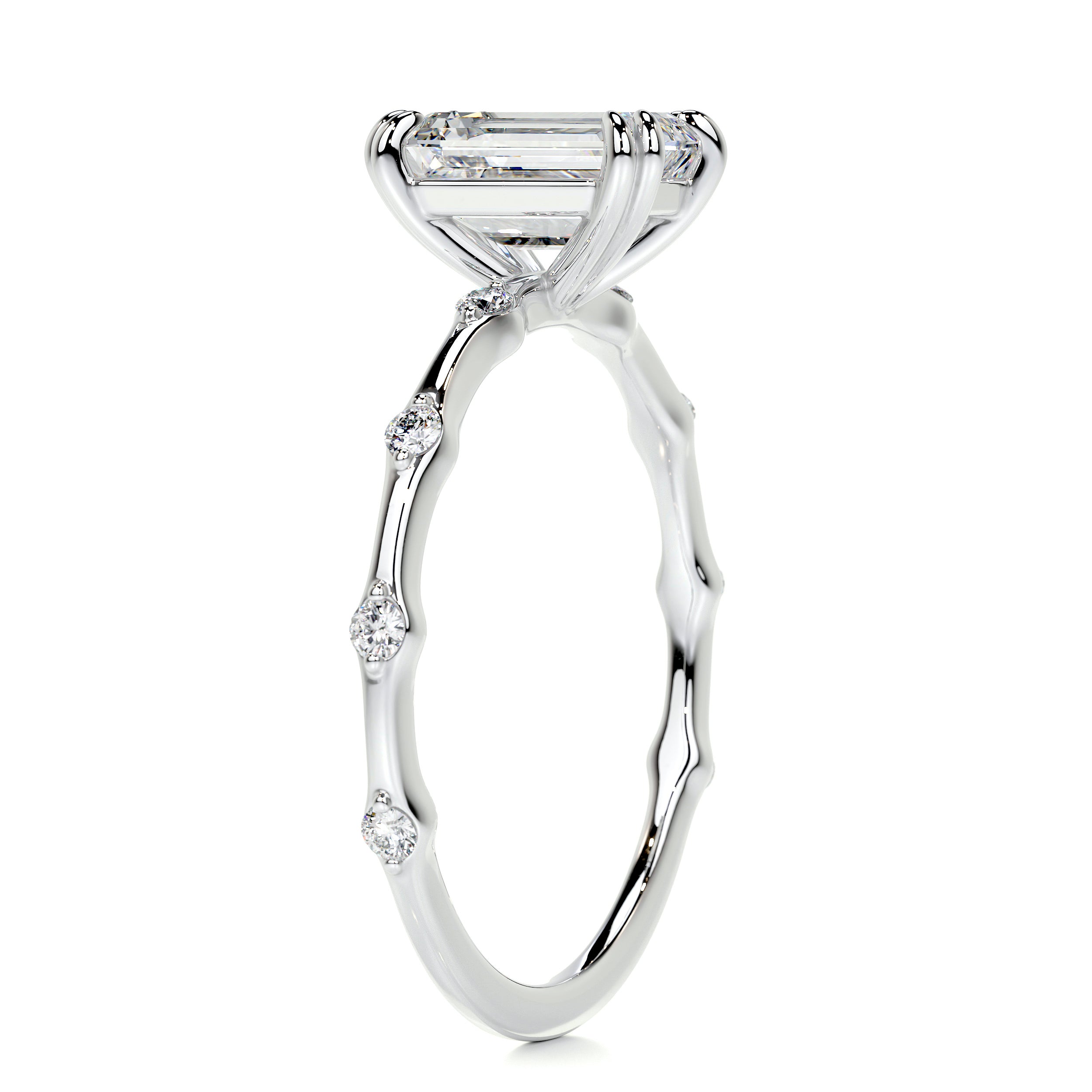 Wilma Diamond Engagement Ring -14K White Gold