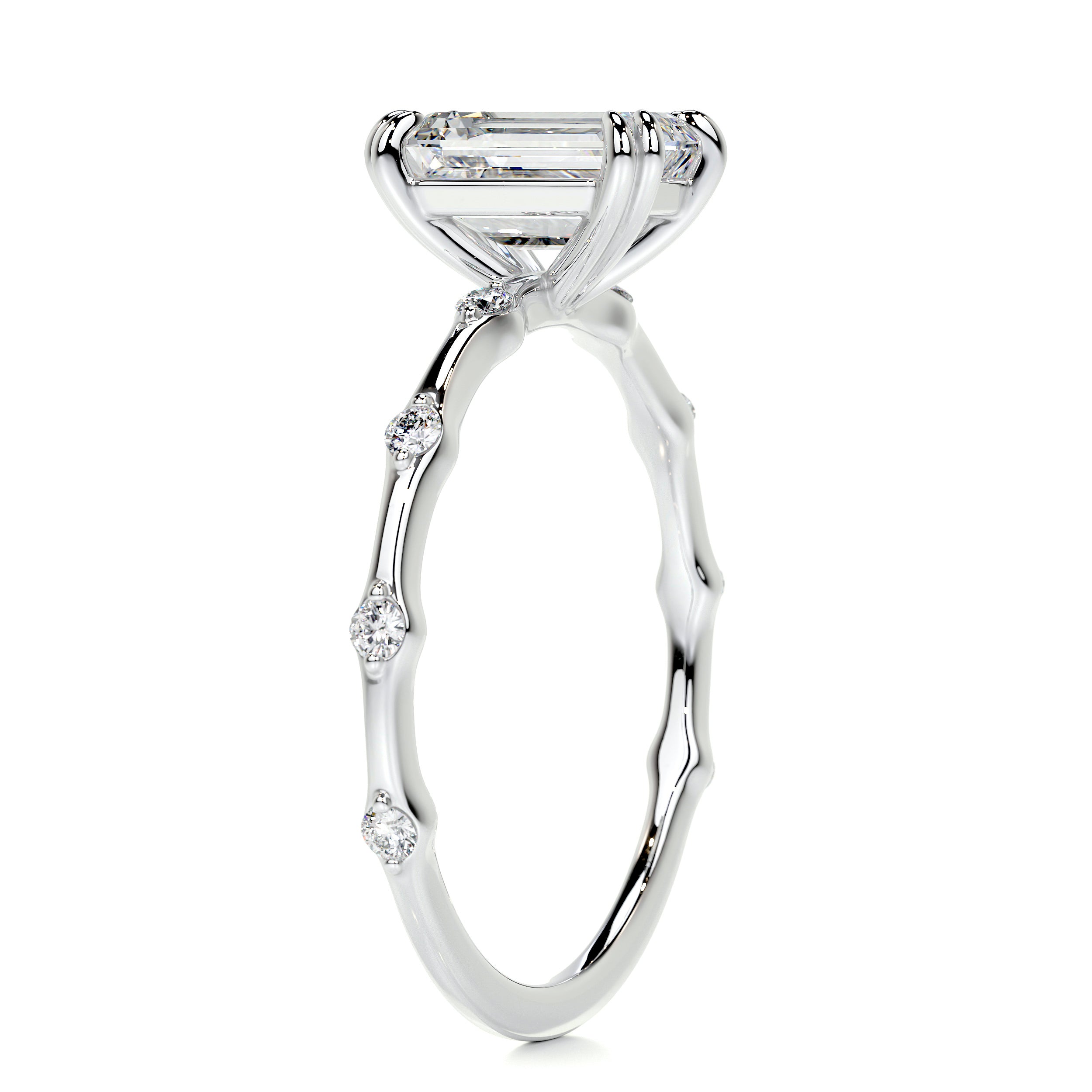 Wilma Diamond Engagement Ring -18K White Gold
