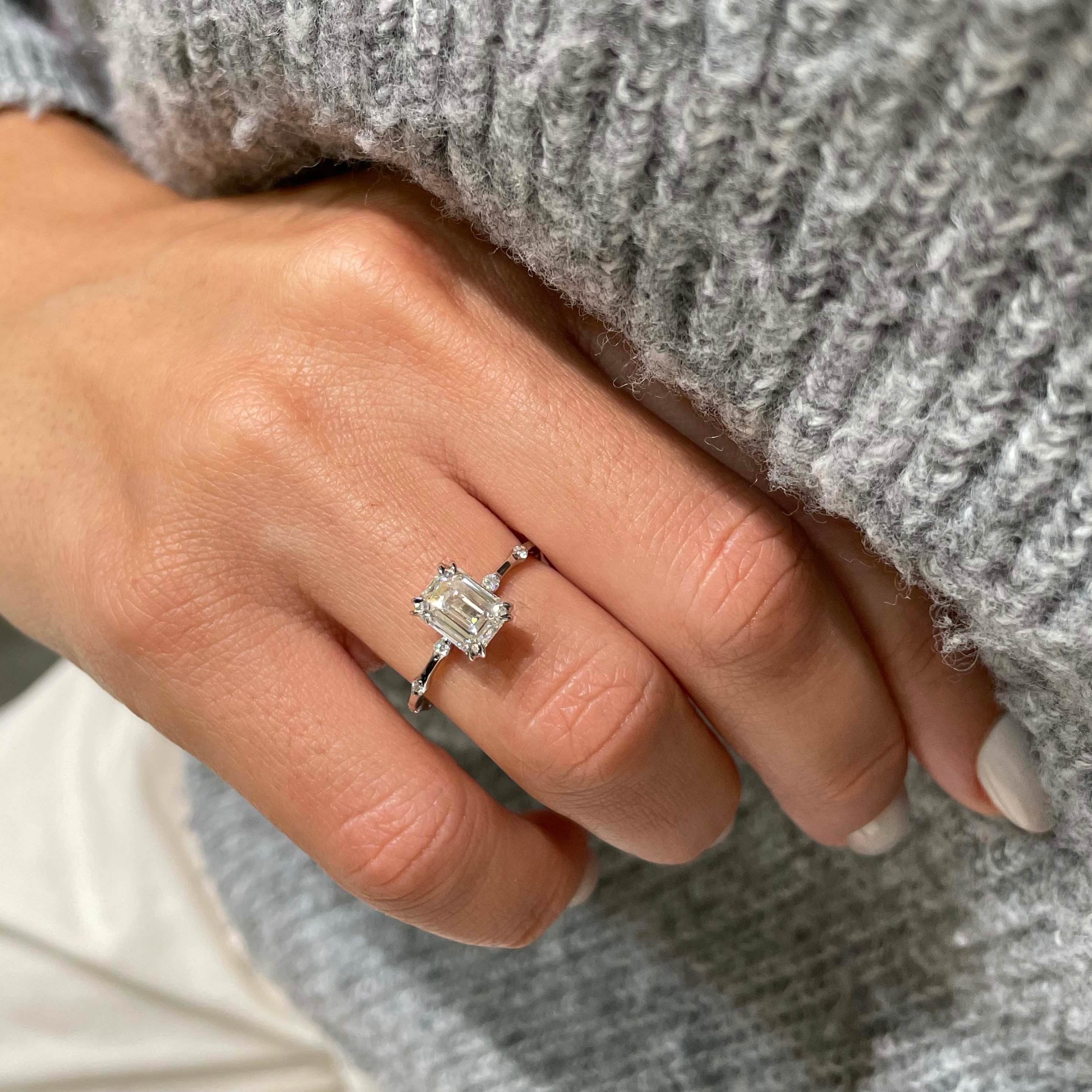 Wilma Lab Grown Diamond Ring -Platinum