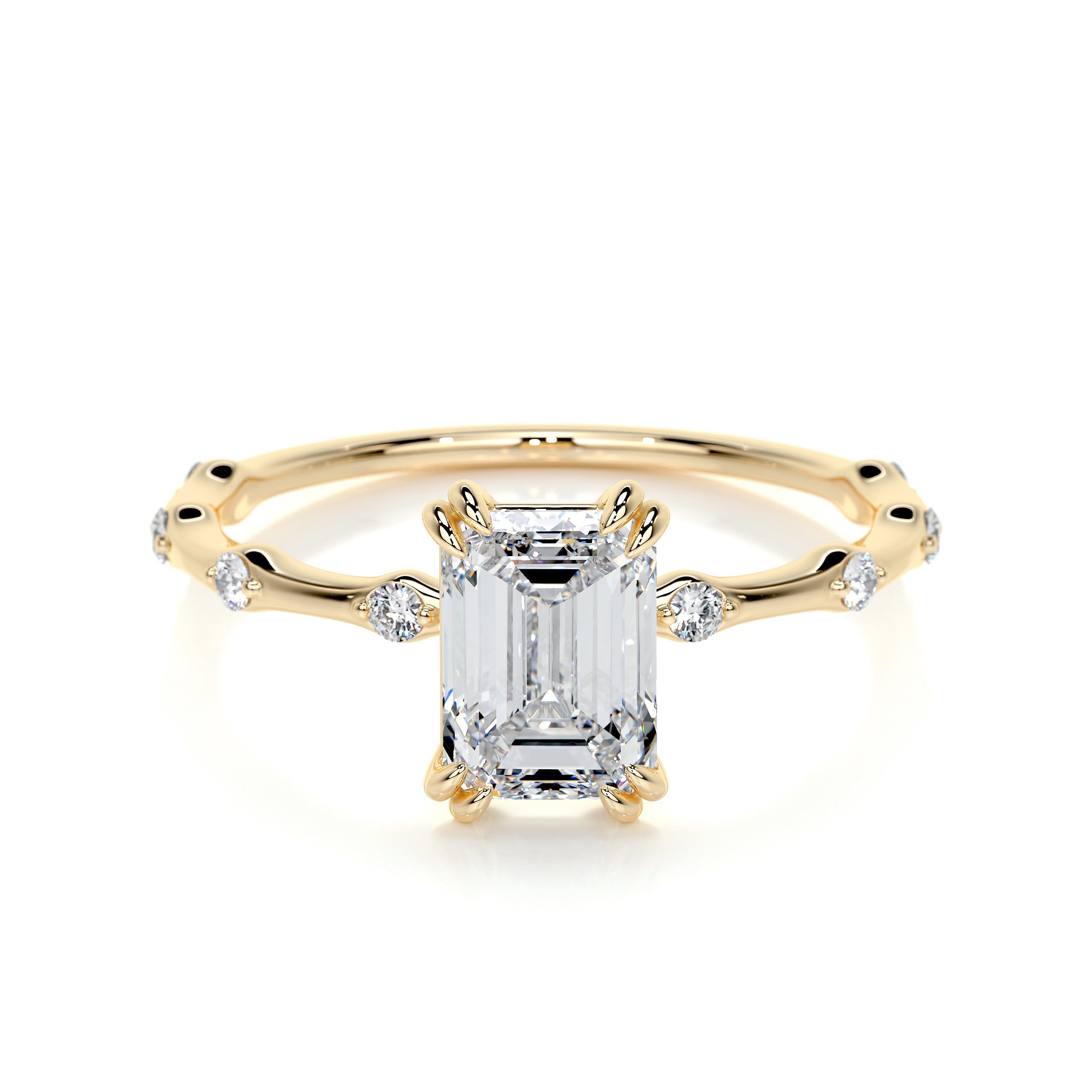 Wilma Lab Grown Diamond Ring -18K Yellow Gold