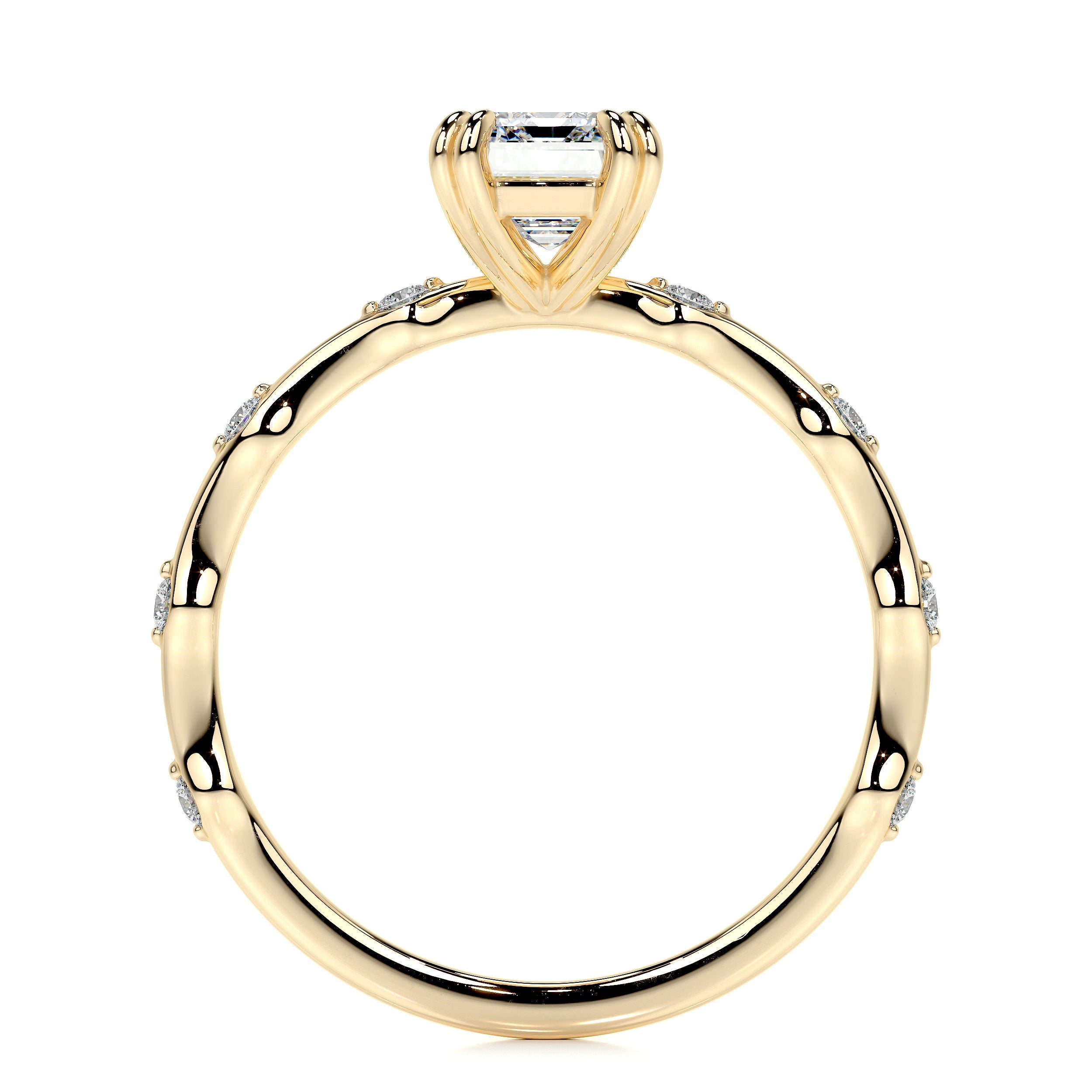 Wilma Lab Grown Diamond Ring -18K Yellow Gold