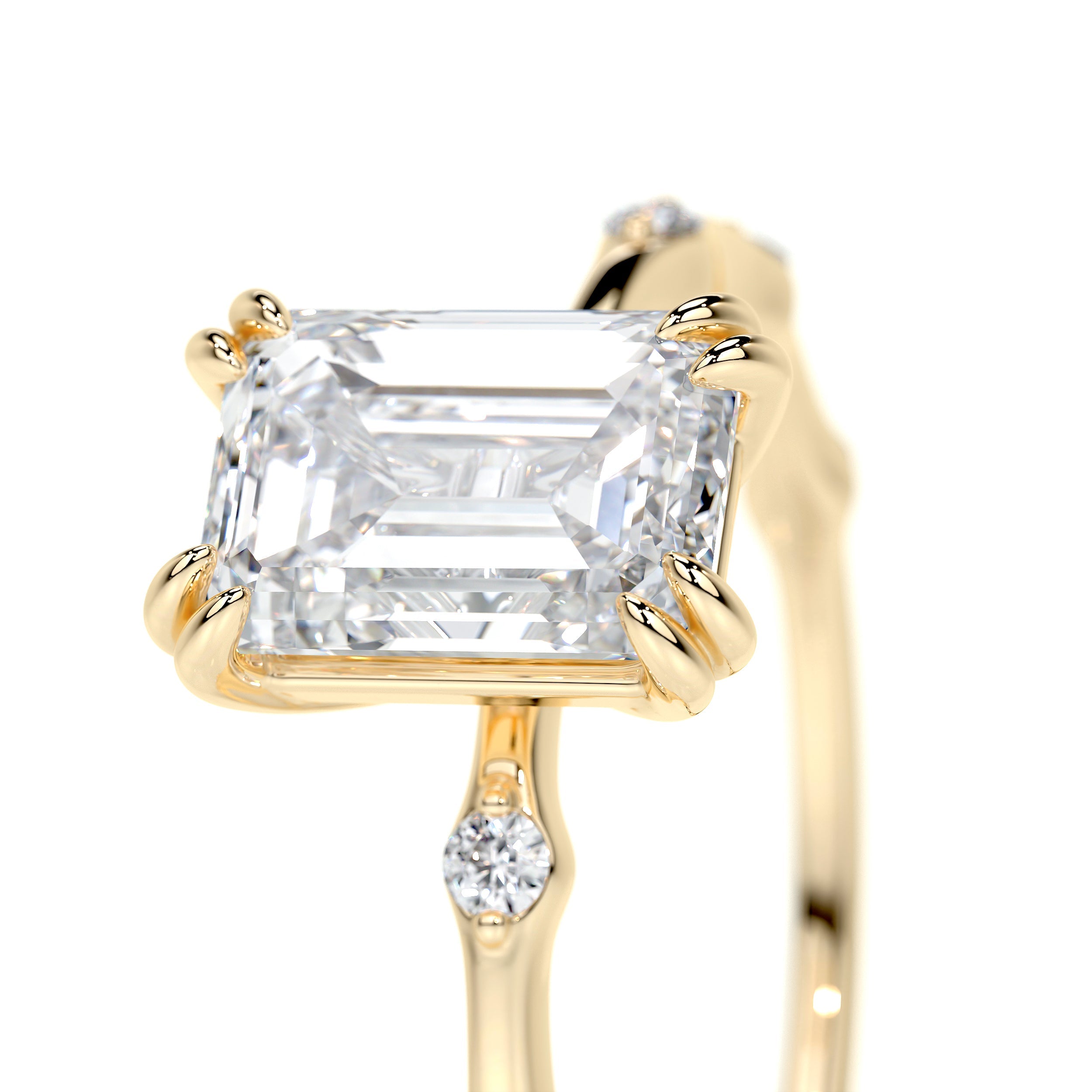 Wilma Lab Grown Diamond Ring -18K Yellow Gold
