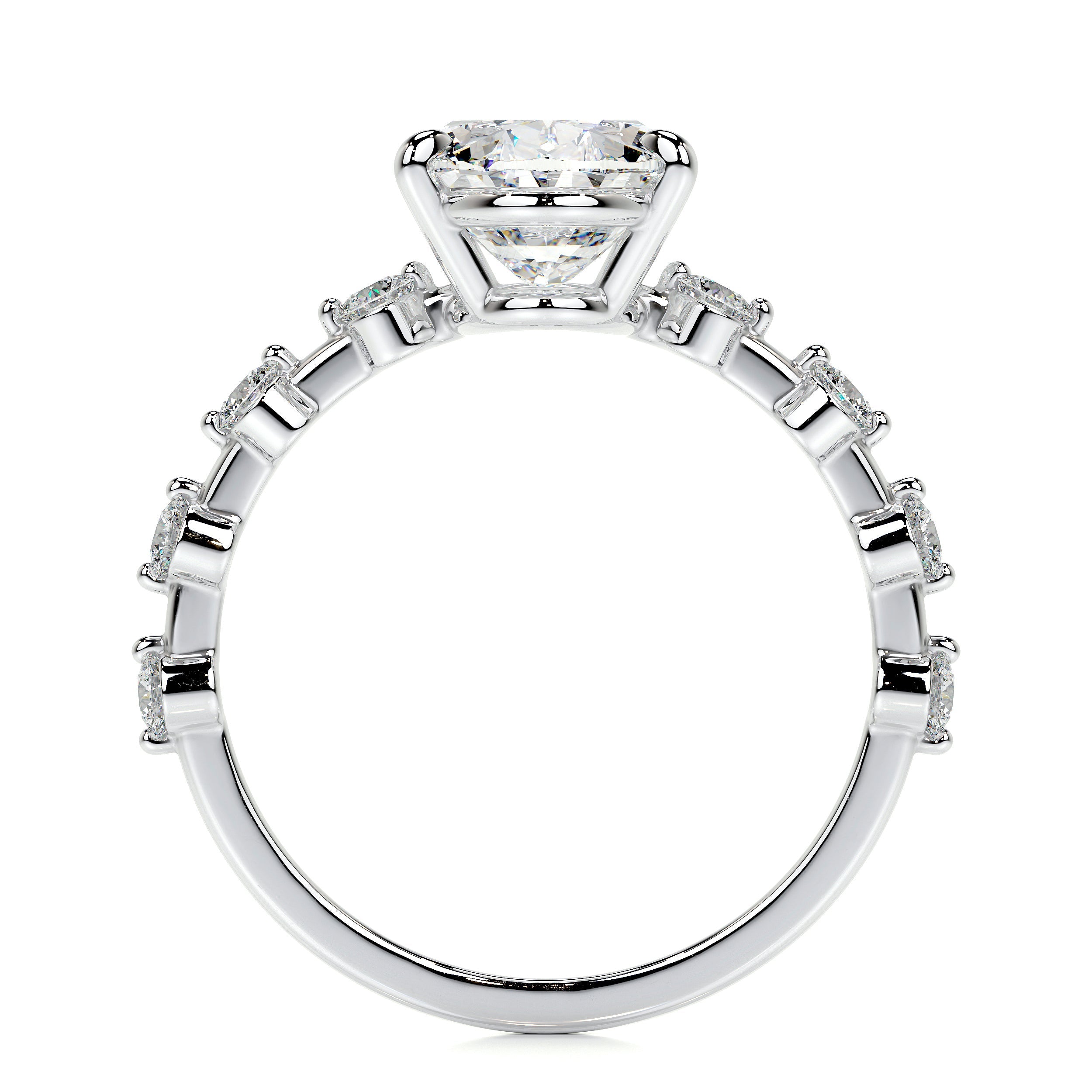 Bell Lab Grown Diamond Ring (3.40 Carat) -Platinum