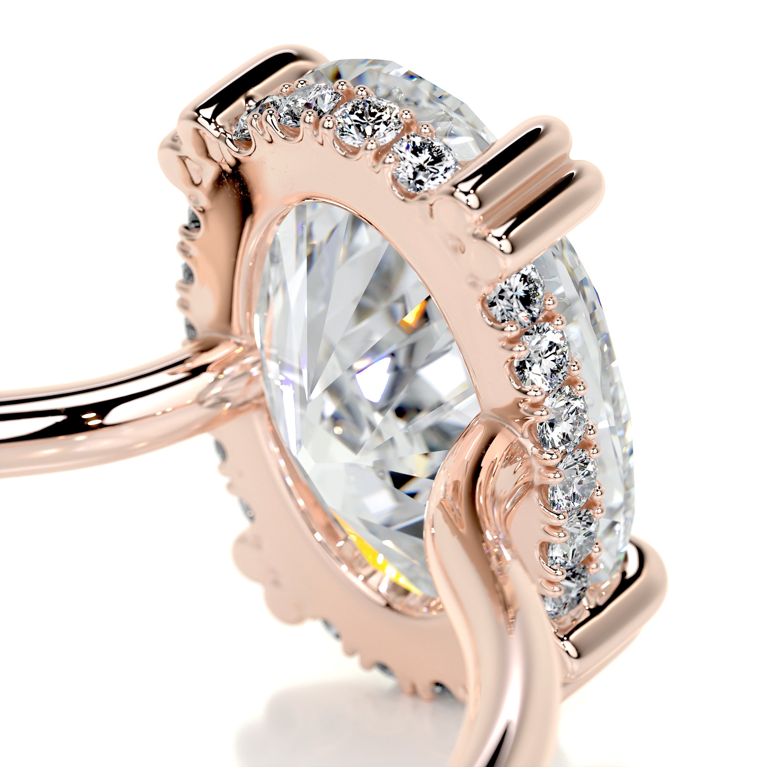 Harriet Diamond Engagement Ring -14K Rose Gold