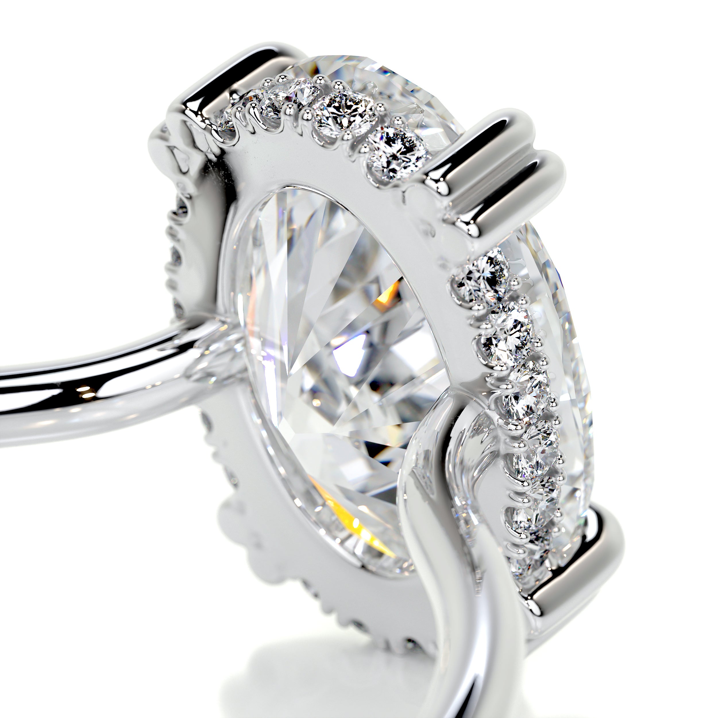 Harriet Diamond Engagement Ring -14K White Gold