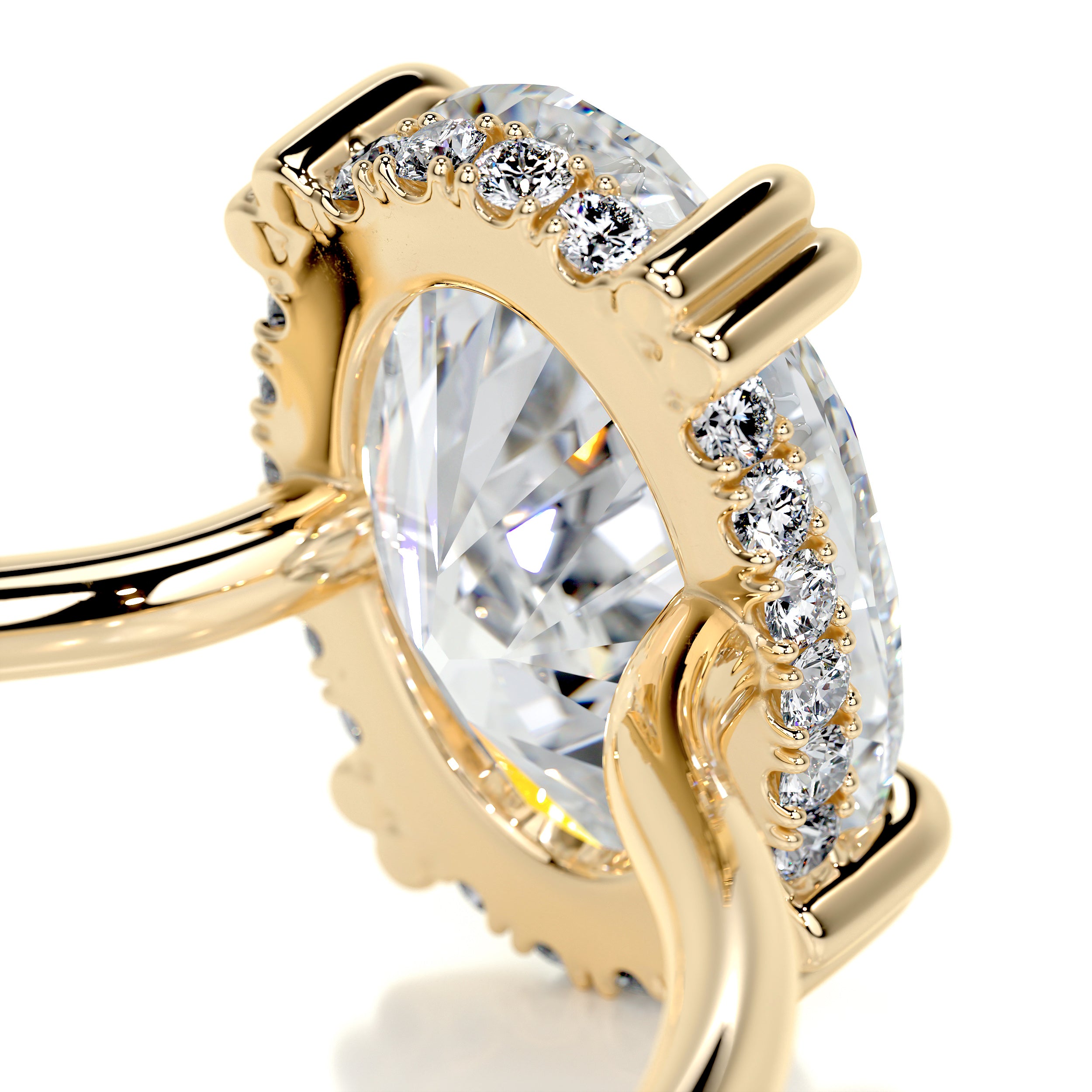 Harriet Diamond Engagement Ring -18K Yellow Gold