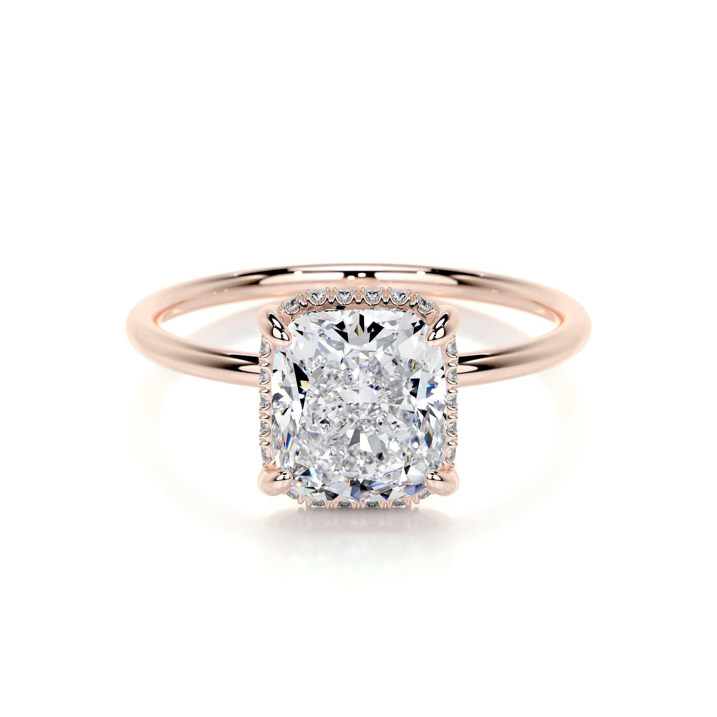 Priscilla Lab Grown Diamond Ring -14K Rose Gold