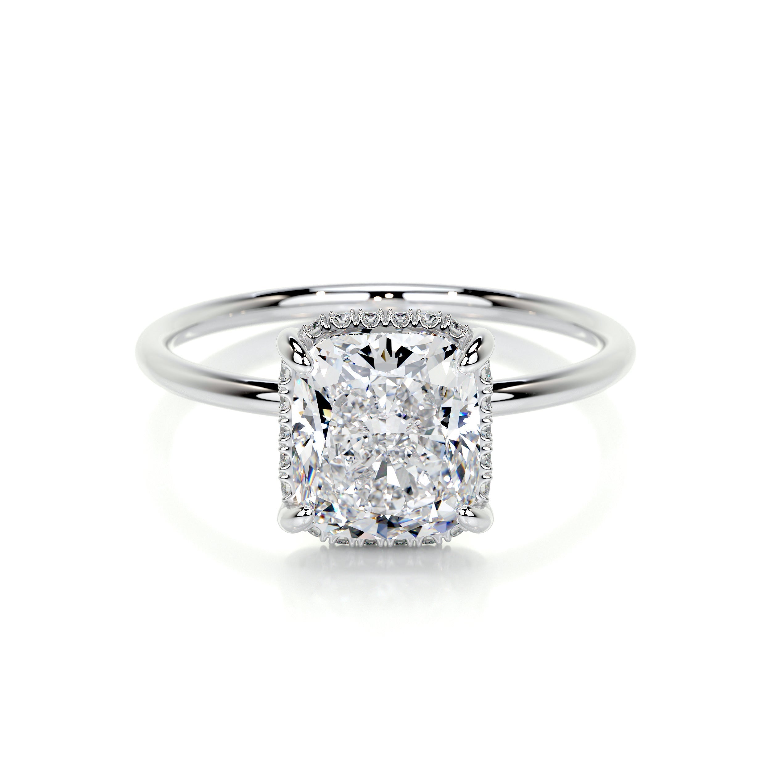 Priscilla Lab Grown Diamond Ring -18K White Gold