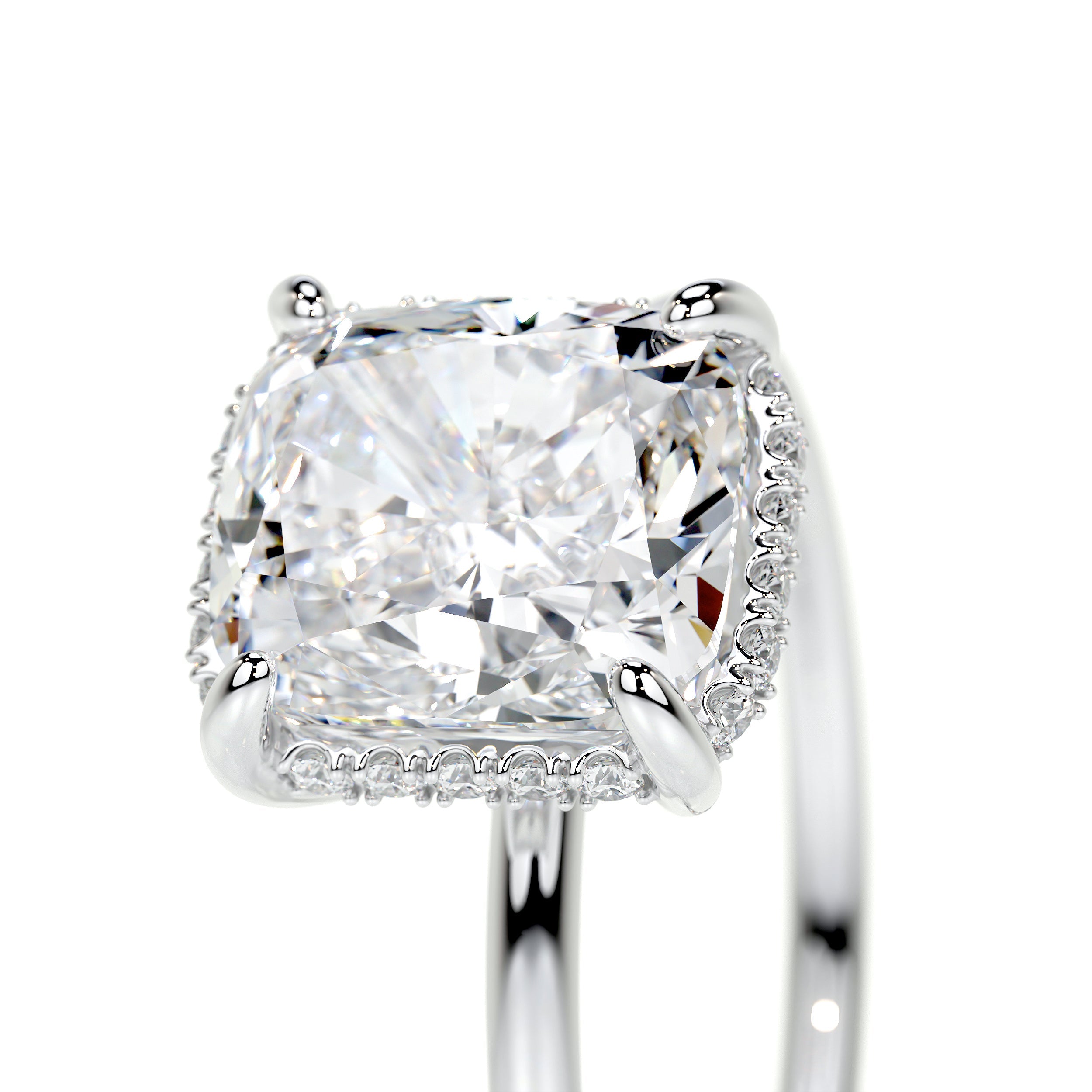 Priscilla Lab Grown Diamond Ring   (3.1 Carat) -14K White Gold