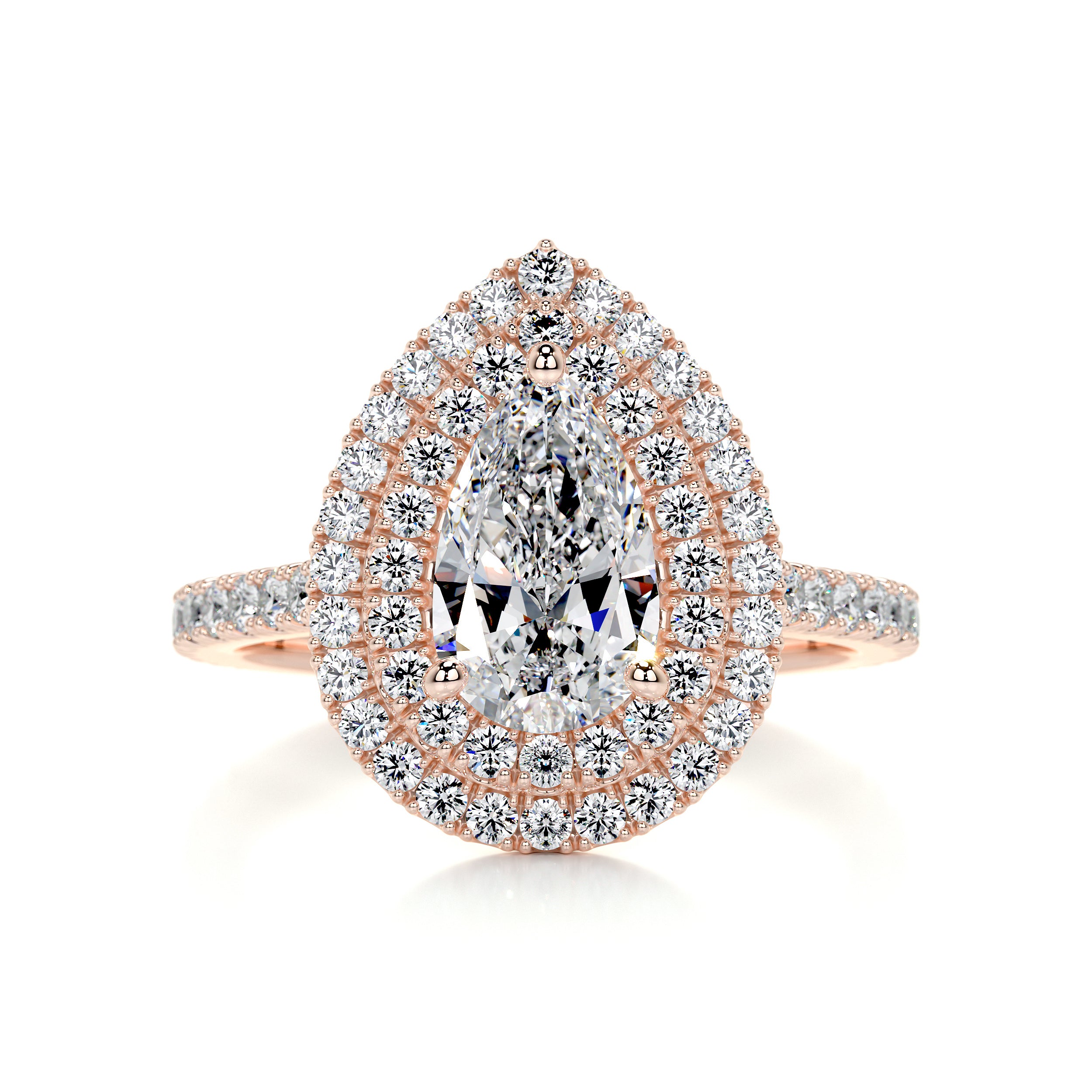 Gloria Diamond Engagement Ring -14K Rose Gold