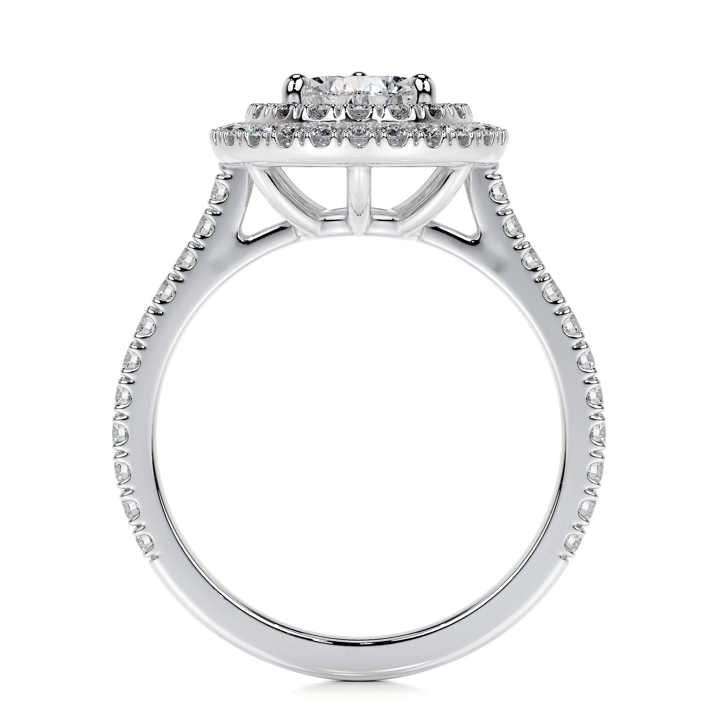 Gloria Lab Grown Diamond Ring (1.65 Carat) -14K White Gold