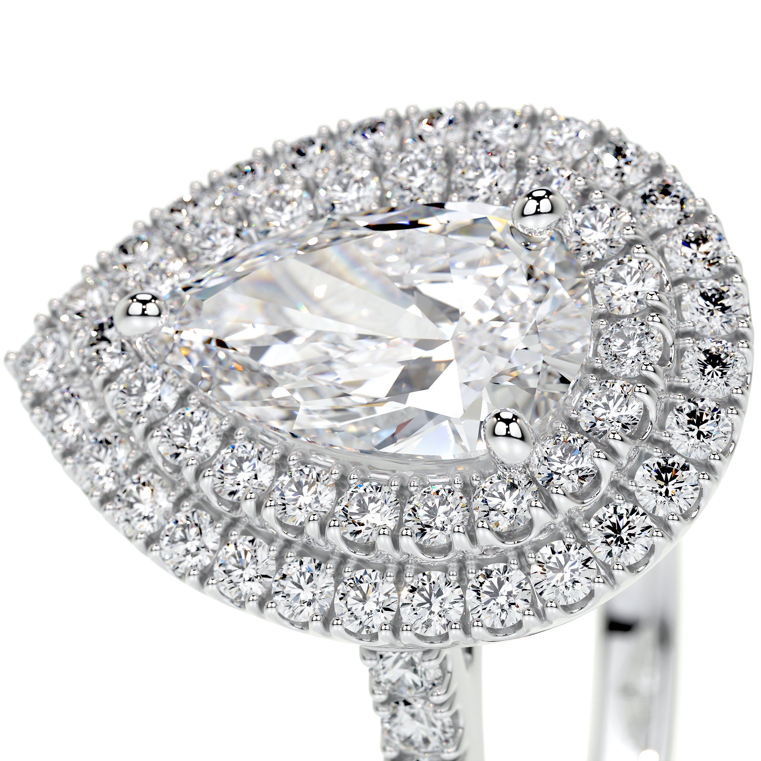 Gloria Lab Grown Diamond Ring   (1.65 Carat) -14K White Gold