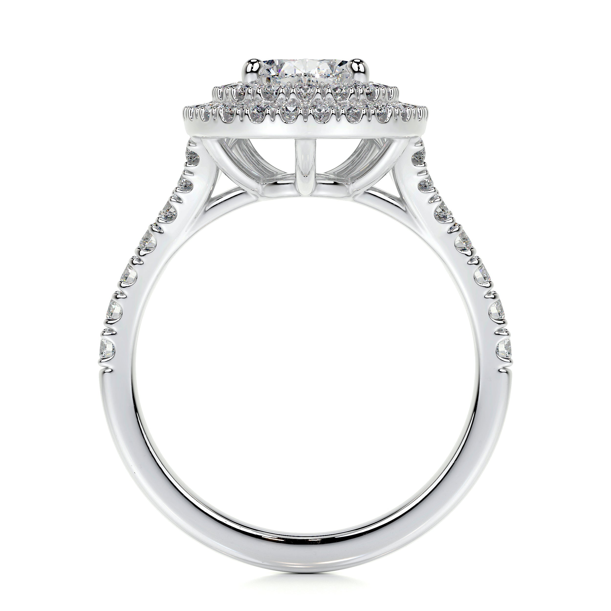 Melanie Lab Grown Diamond Ring (1.75 Carat) -14K White Gold