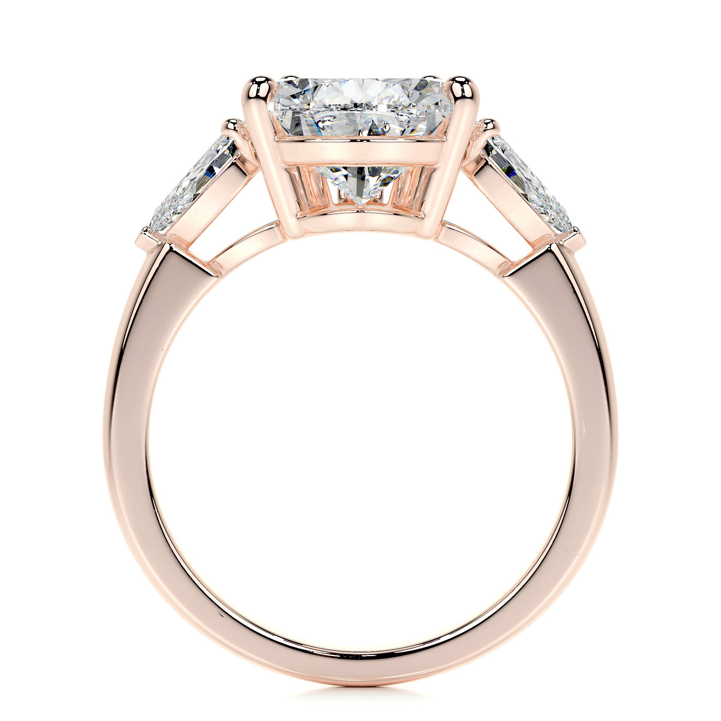 Kamala Lab Grown Diamond Ring (5.5 Carat) -14K Rose Gold