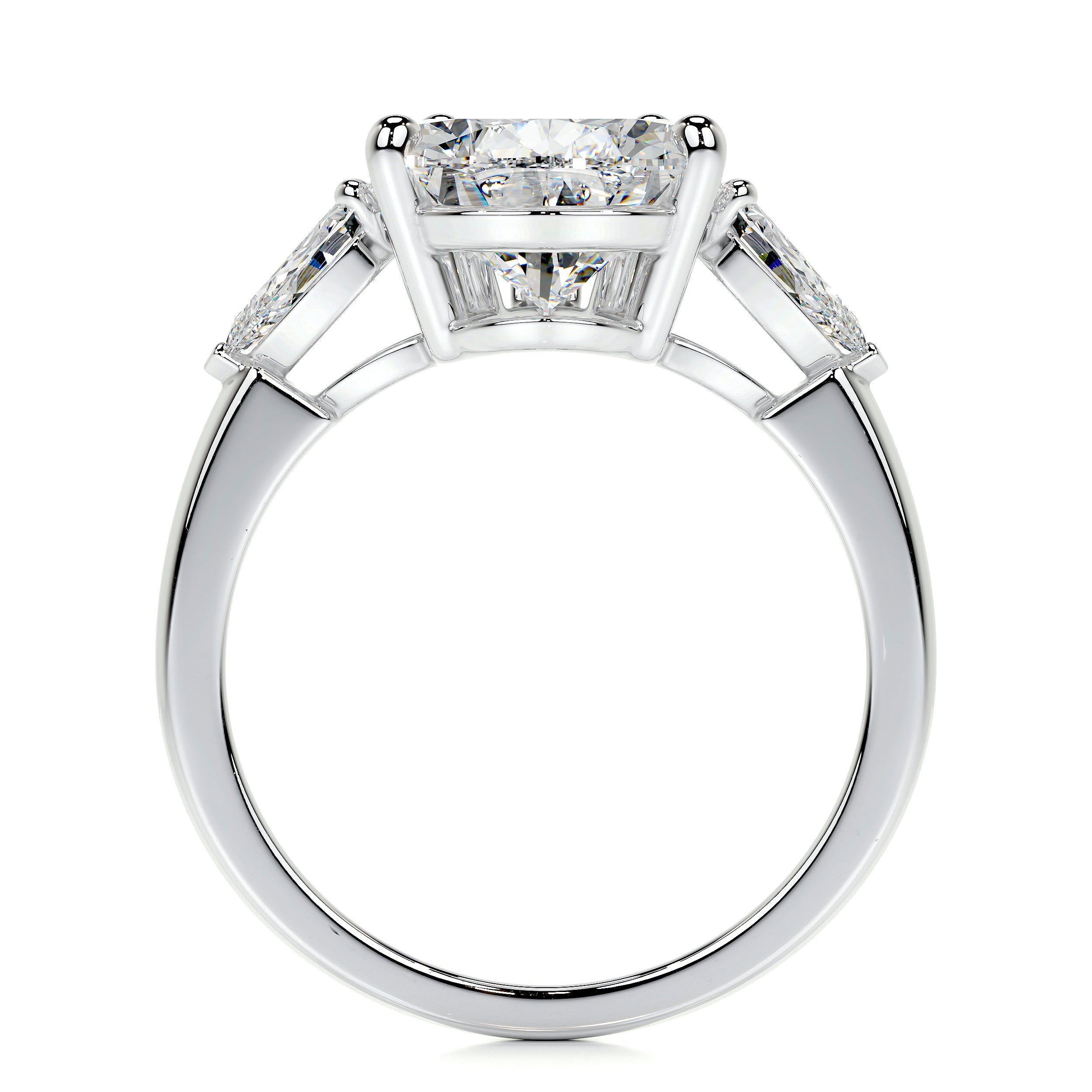 Kamala Lab Grown Diamond Ring   (5.5 Carat) -14K White Gold