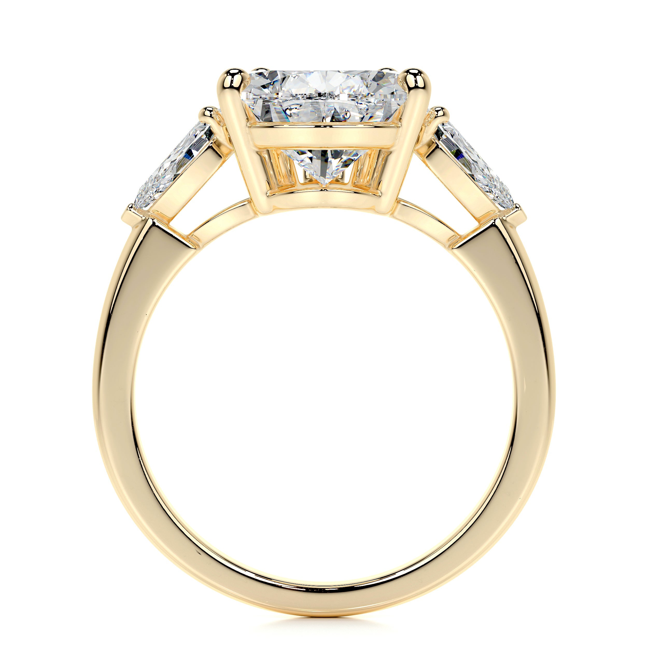 Kamala Lab Grown Diamond Ring   (5.5 Carat) -18K Yellow Gold