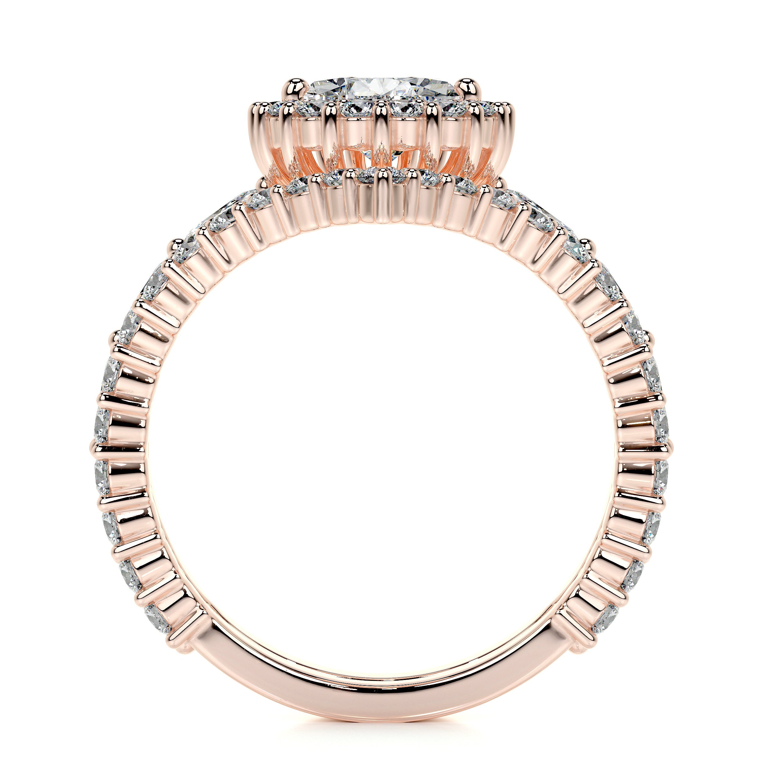 Dawn Lab Grown Diamond Bridal Set (2.7 Carat) -14K Rose Gold