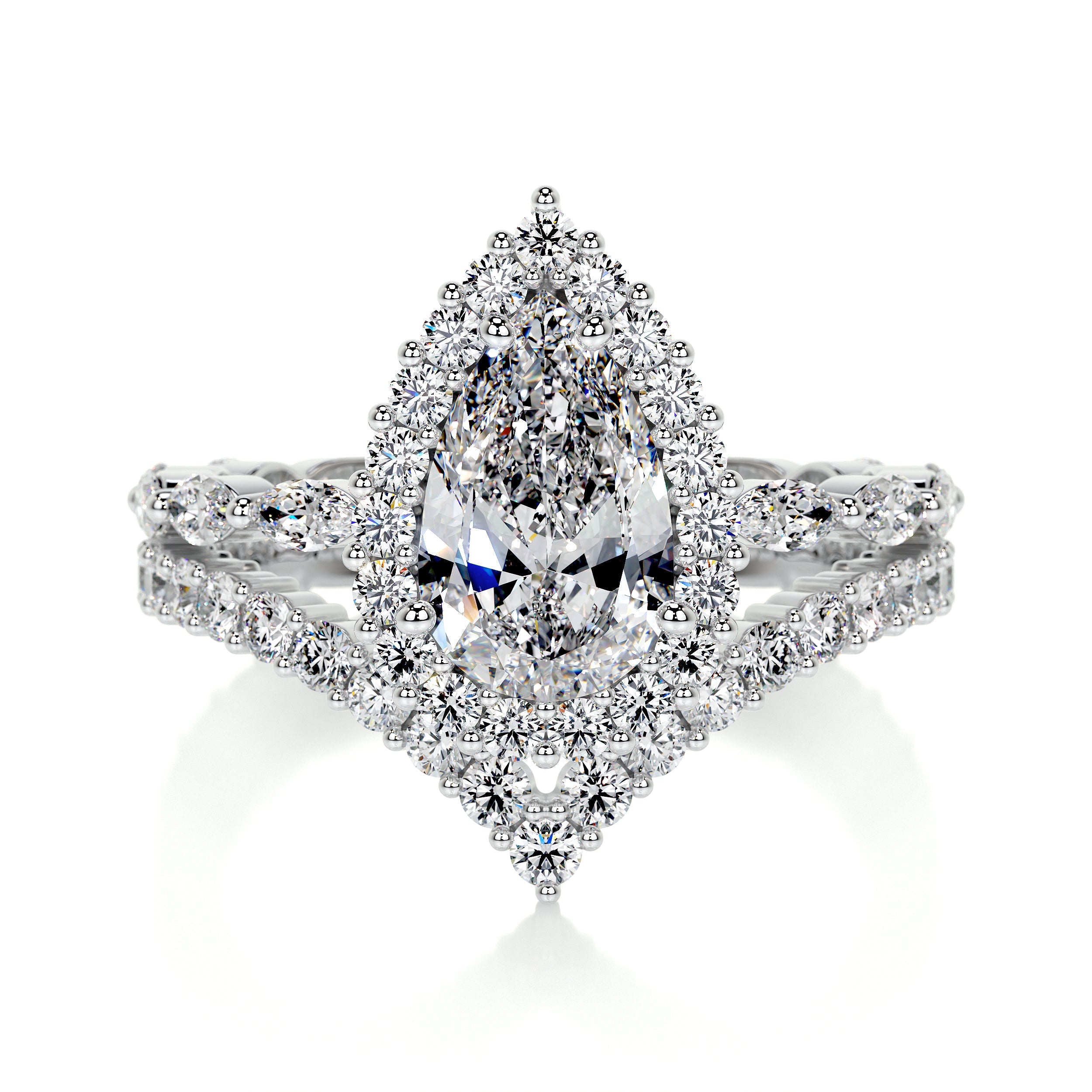Dawn Lab Grown Diamond Bridal Set (2.7 Carat) -14K White Gold