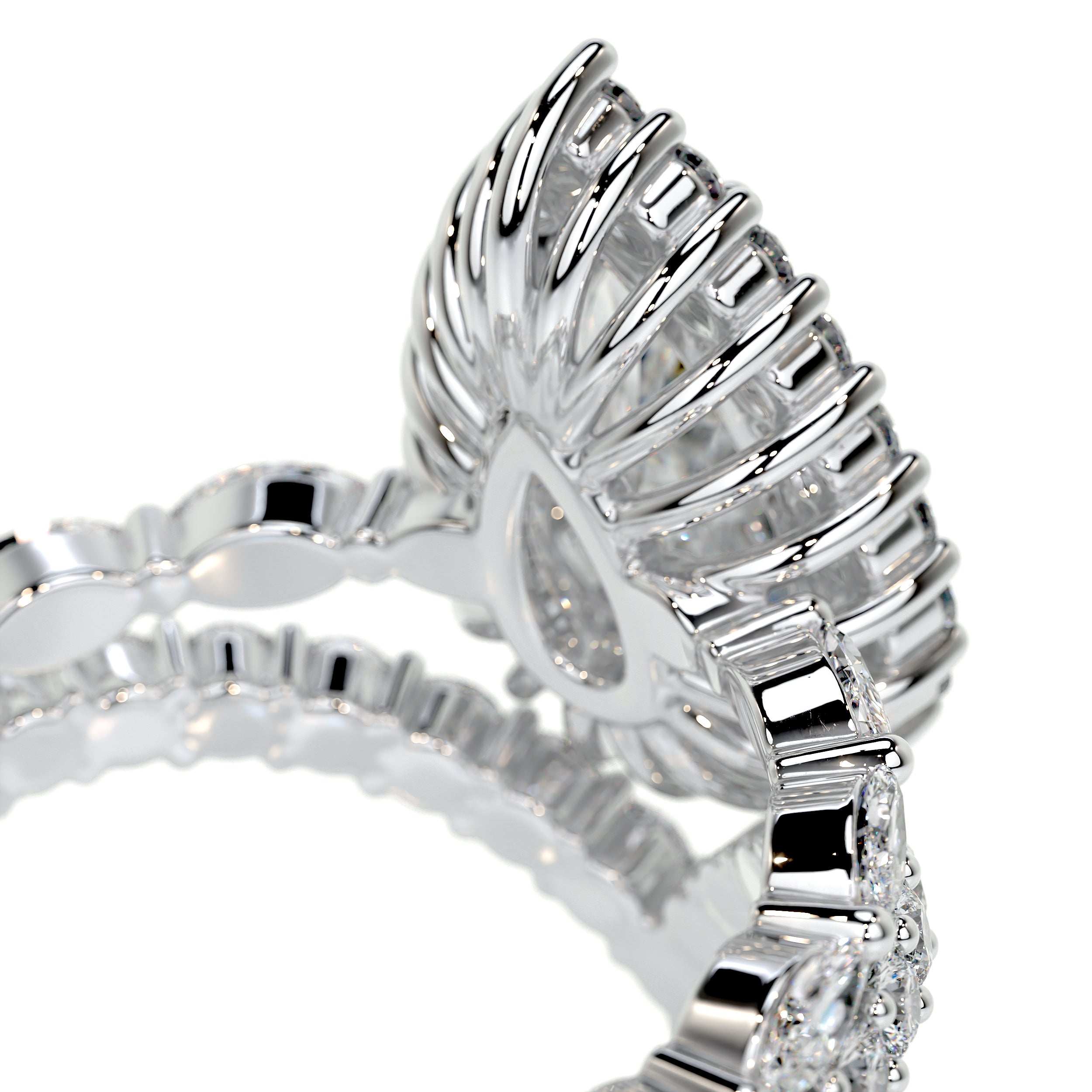 Dawn Diamond Bridal Set -14K White Gold