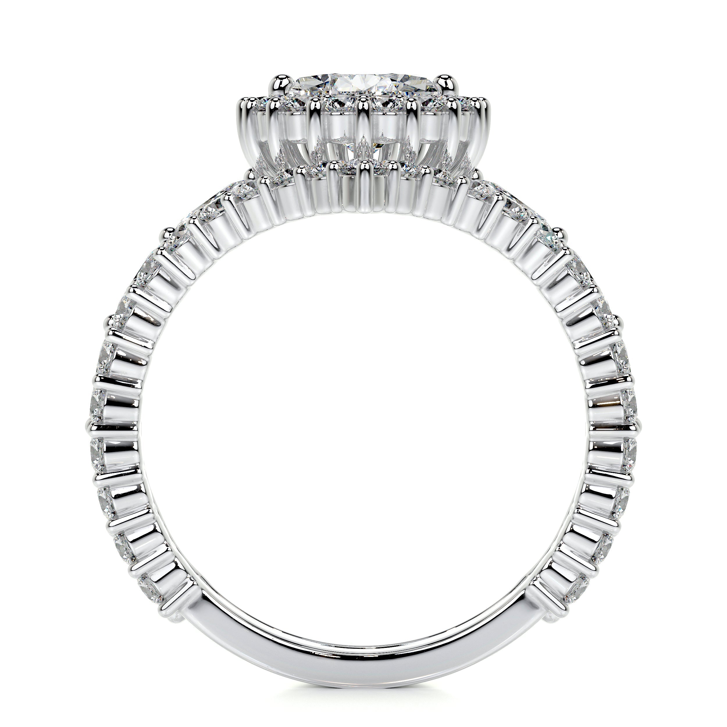 Dawn Lab Grown Diamond Bridal Set   (2.7 Carat) -18K White Gold