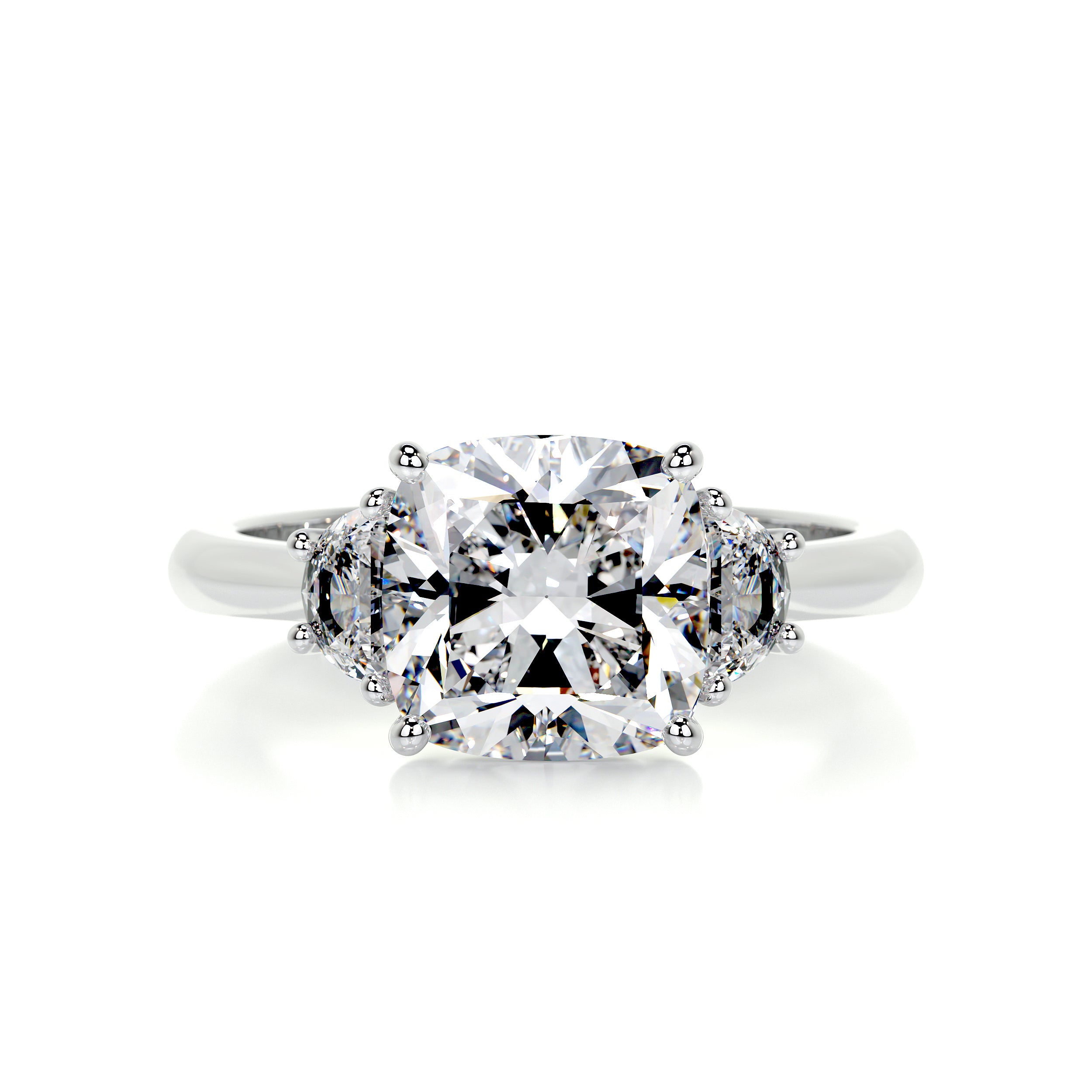 Whitney Diamond Engagement Ring -18K White Gold