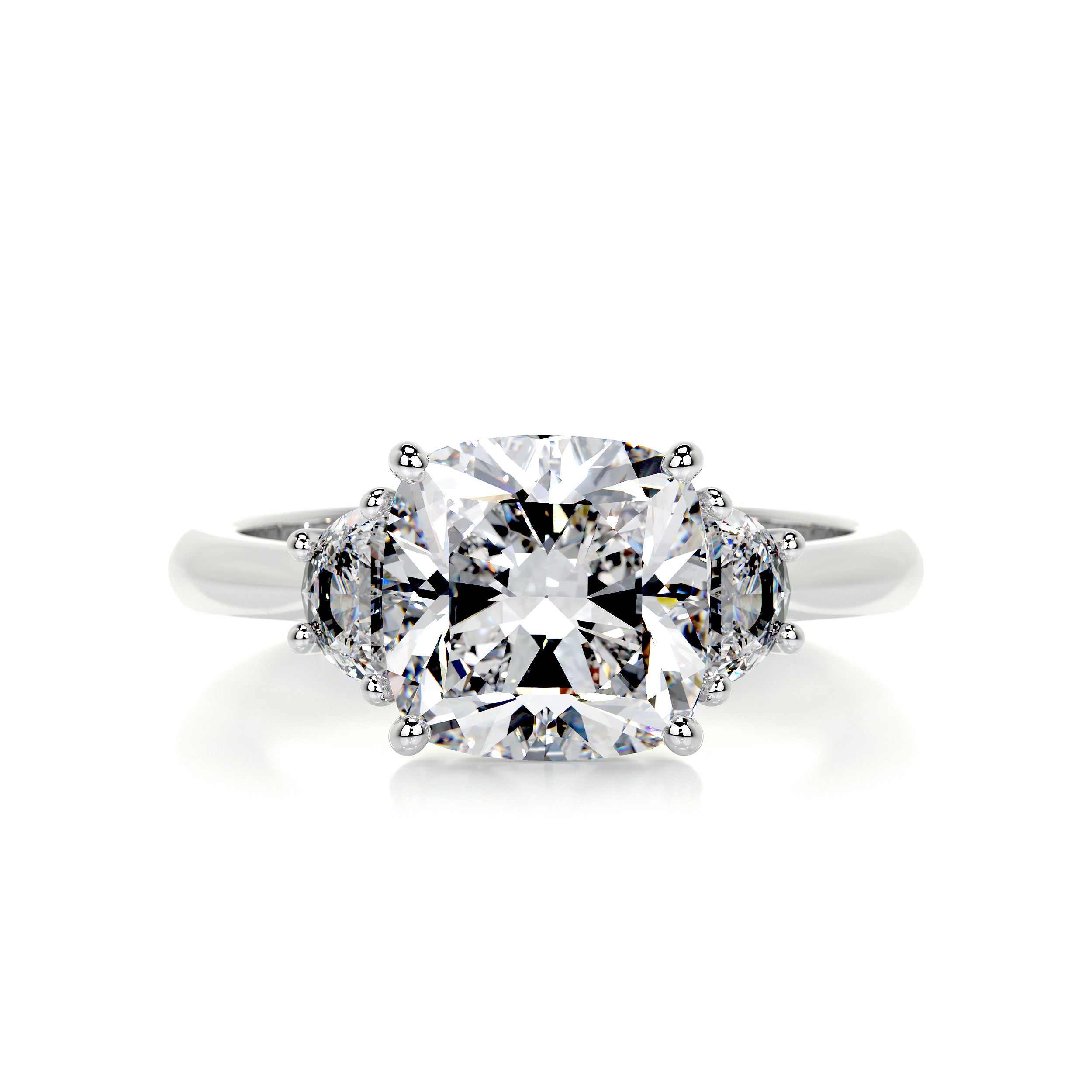 Whitney Diamond Engagement Ring -14K White Gold