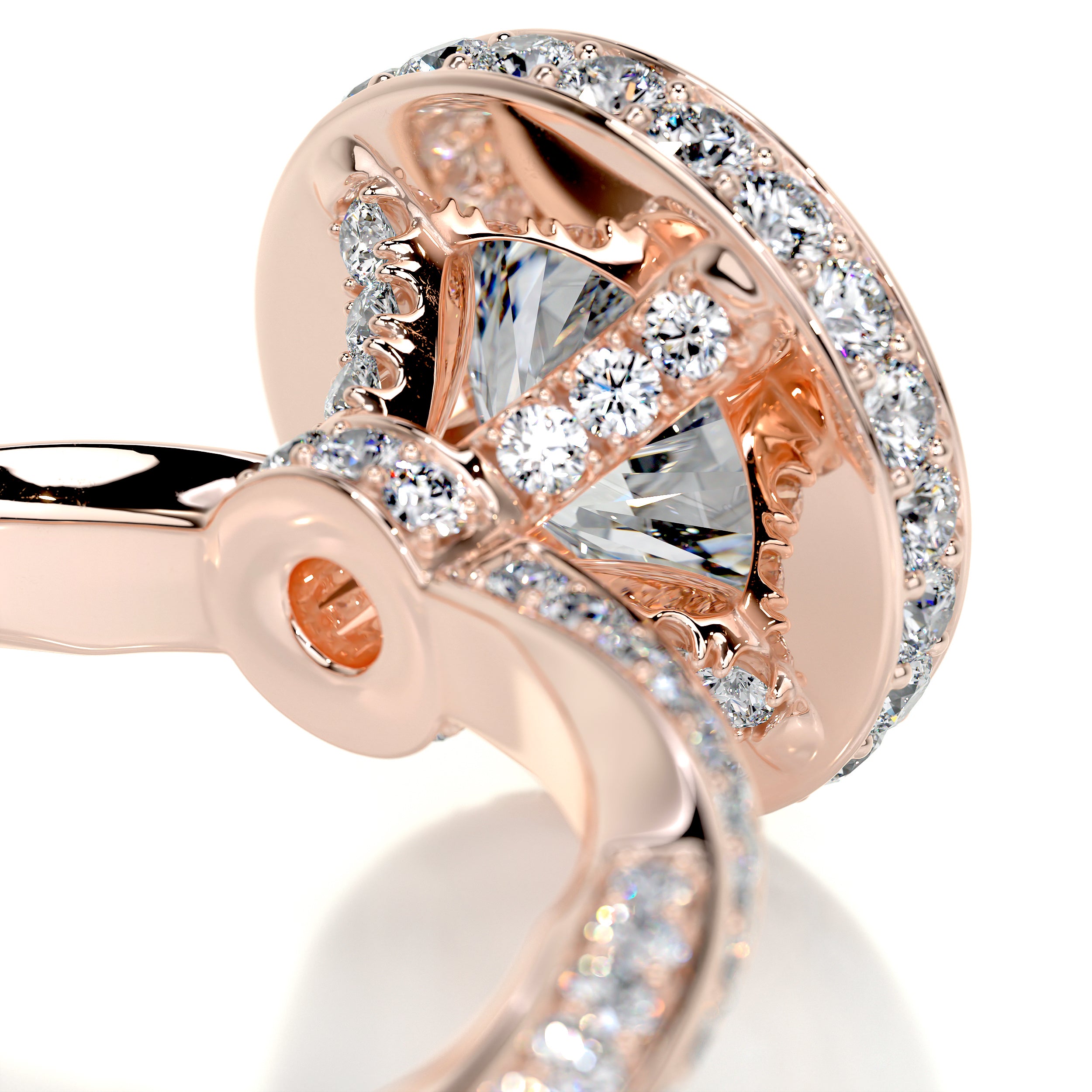 Sarina Diamond Engagement Ring -14K Rose Gold