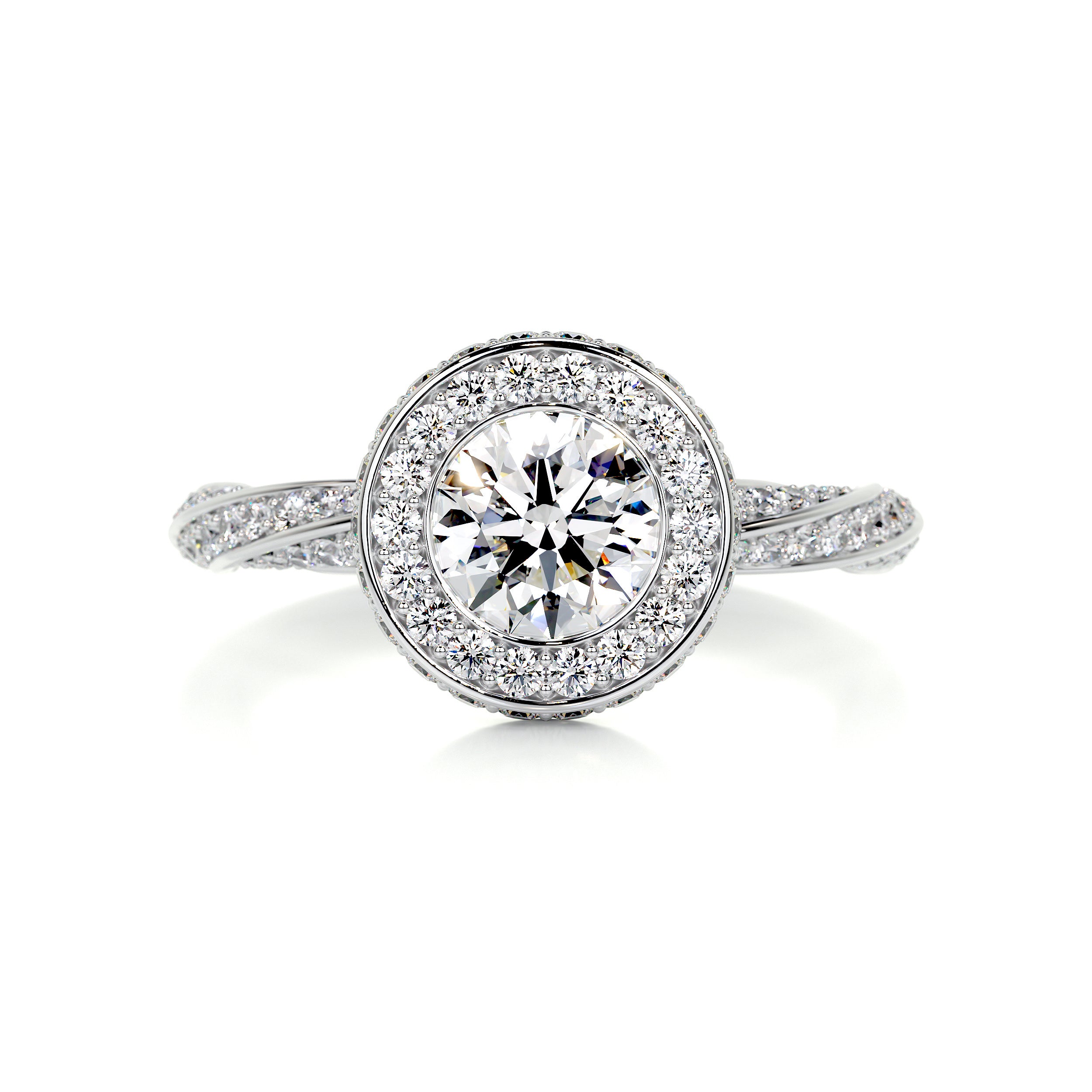 Sarina Diamond Engagement Ring -Platinum